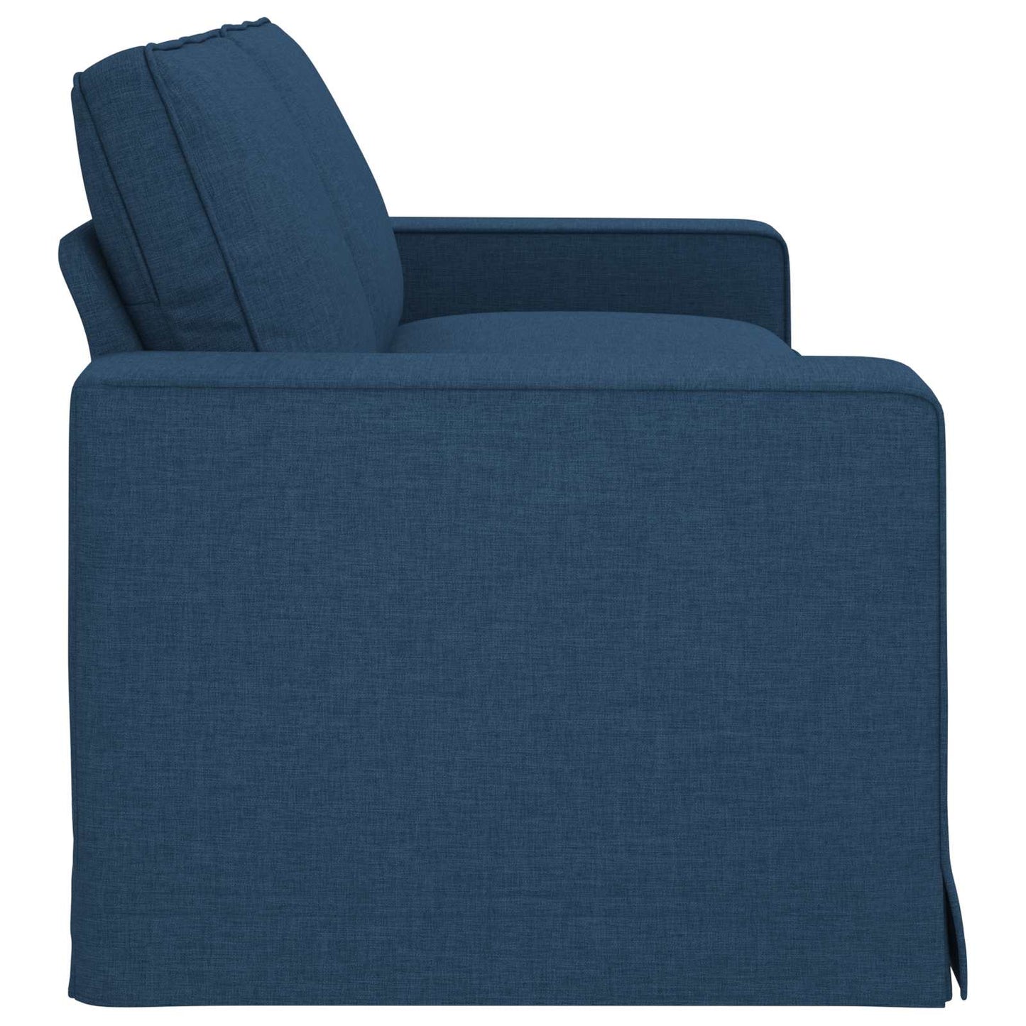 Bank Blauw 222 x 80 x 82 cm Stof is nu te koop bij PeponiXL, paradijselijk wonen!