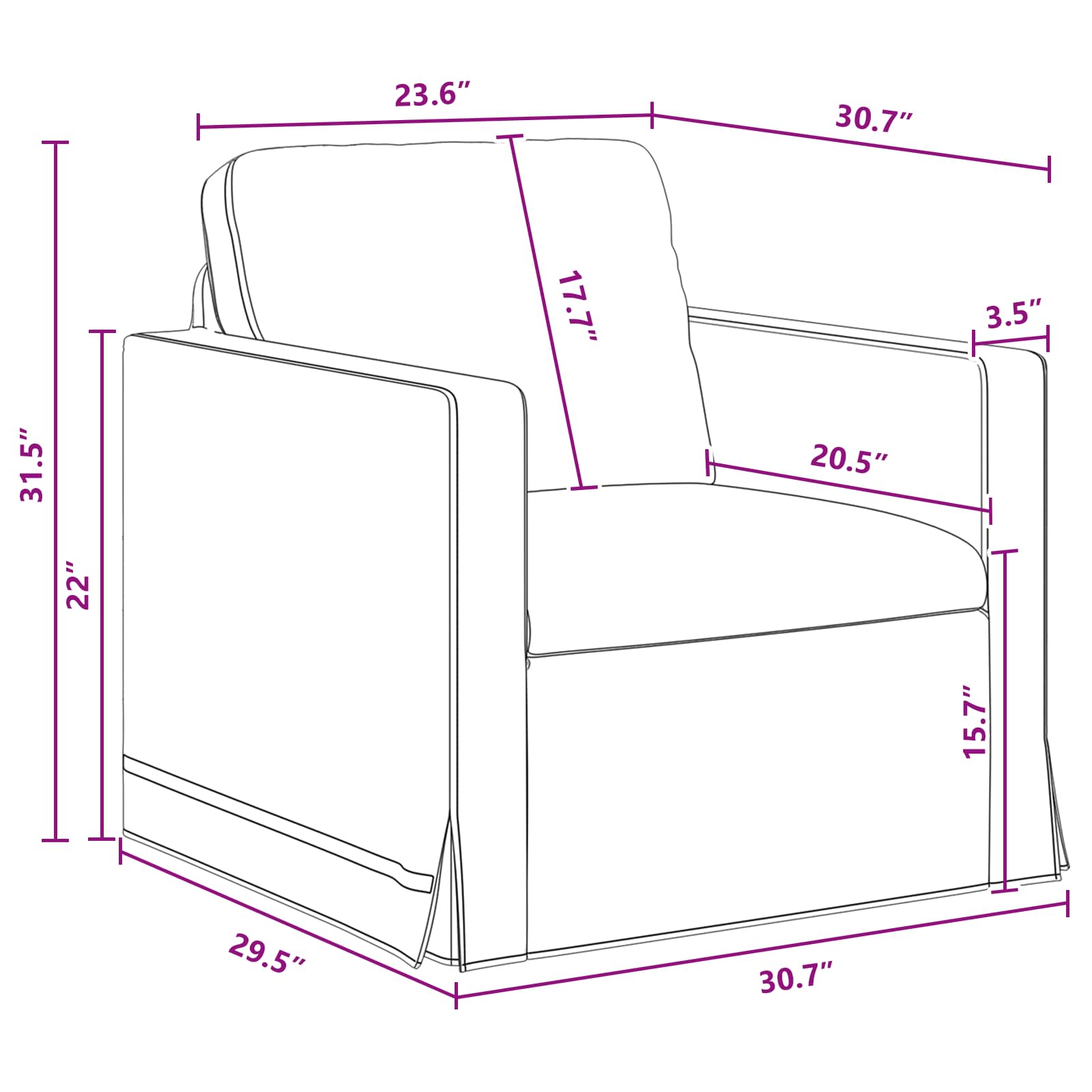 Bank Donkergrijs 78 x 78 x 80 cm Fluweel is nu te koop bij PeponiXL, paradijselijk wonen!