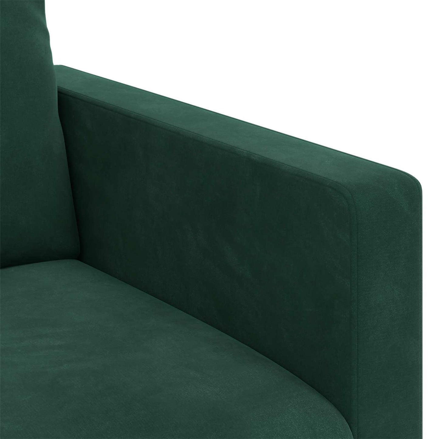 Bank Donkergroen 78 x 78 x 80 cm Fluweel is nu te koop bij PeponiXL, paradijselijk wonen!