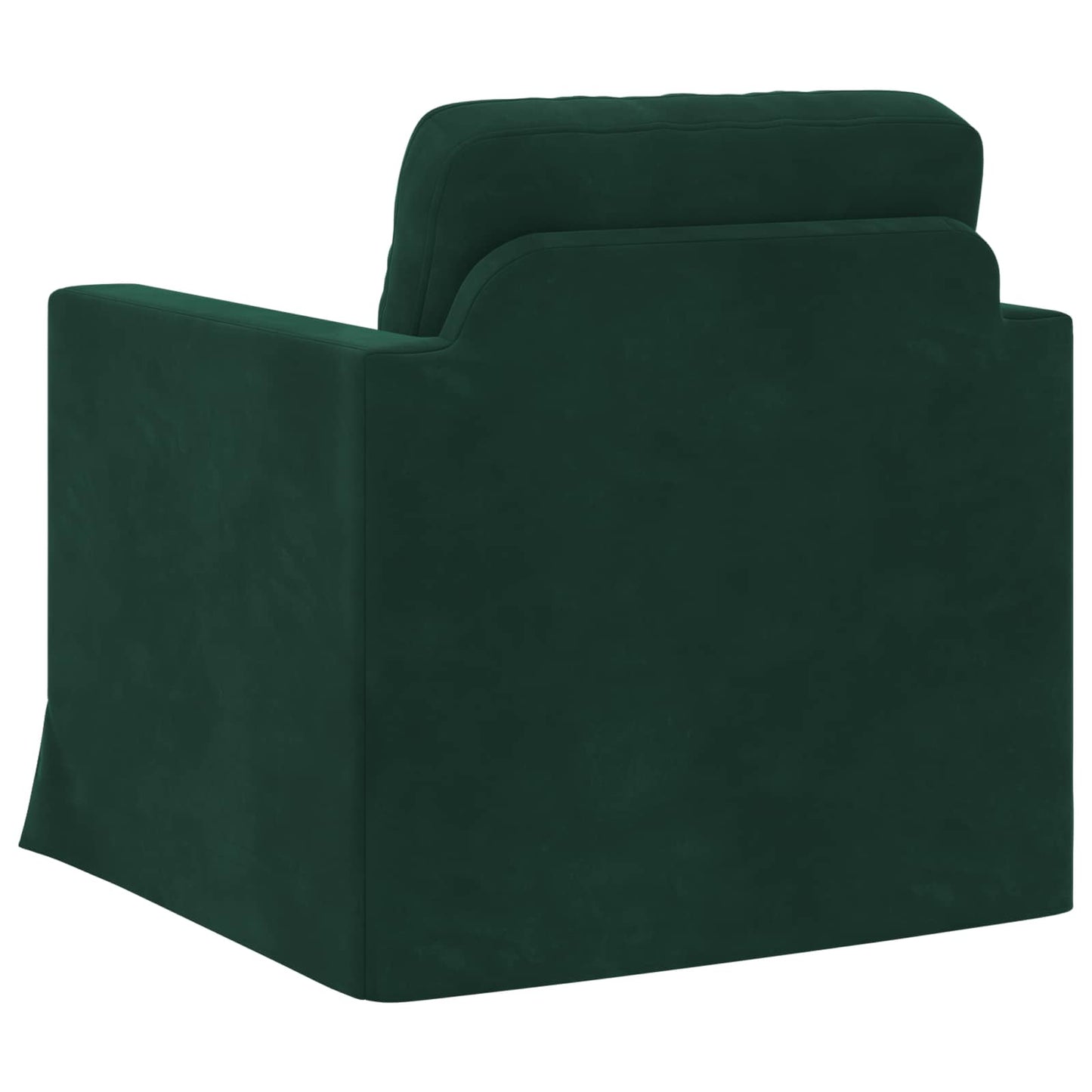 Bank Donkergroen 78 x 78 x 80 cm Fluweel is nu te koop bij PeponiXL, paradijselijk wonen!