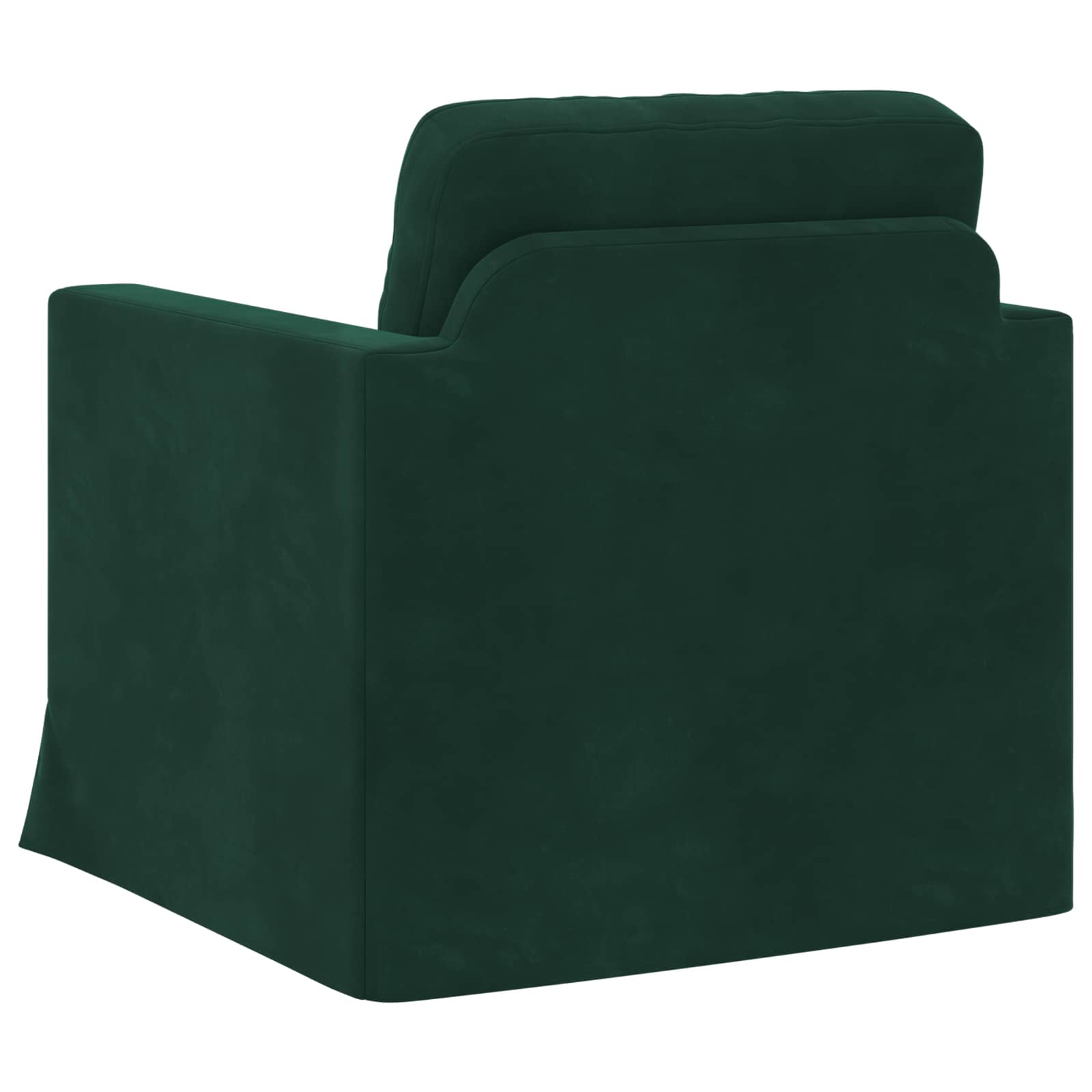 Bank Donkergroen 78 x 78 x 80 cm Fluweel is nu te koop bij PeponiXL, paradijselijk wonen!