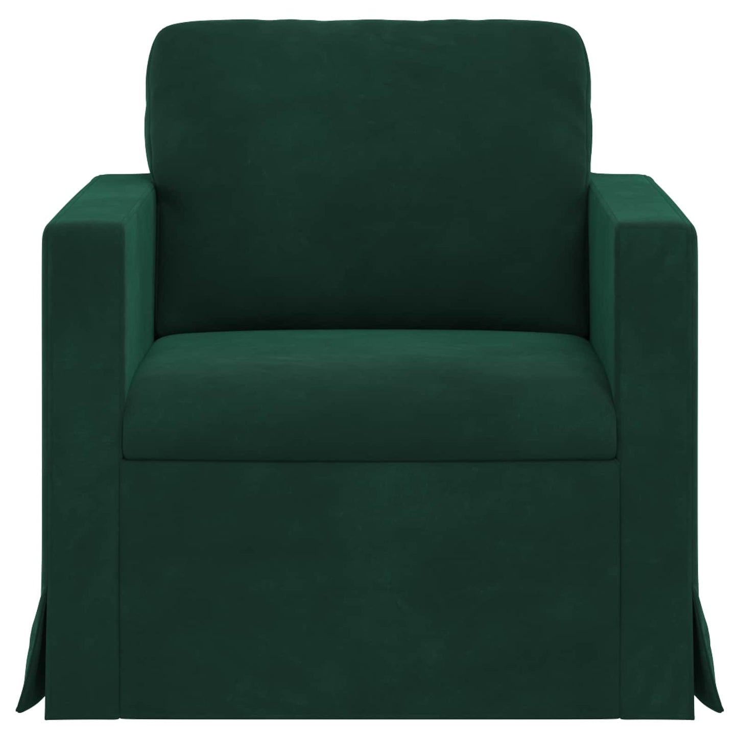 Bank Donkergroen 78 x 78 x 80 cm Fluweel is nu te koop bij PeponiXL, paradijselijk wonen!