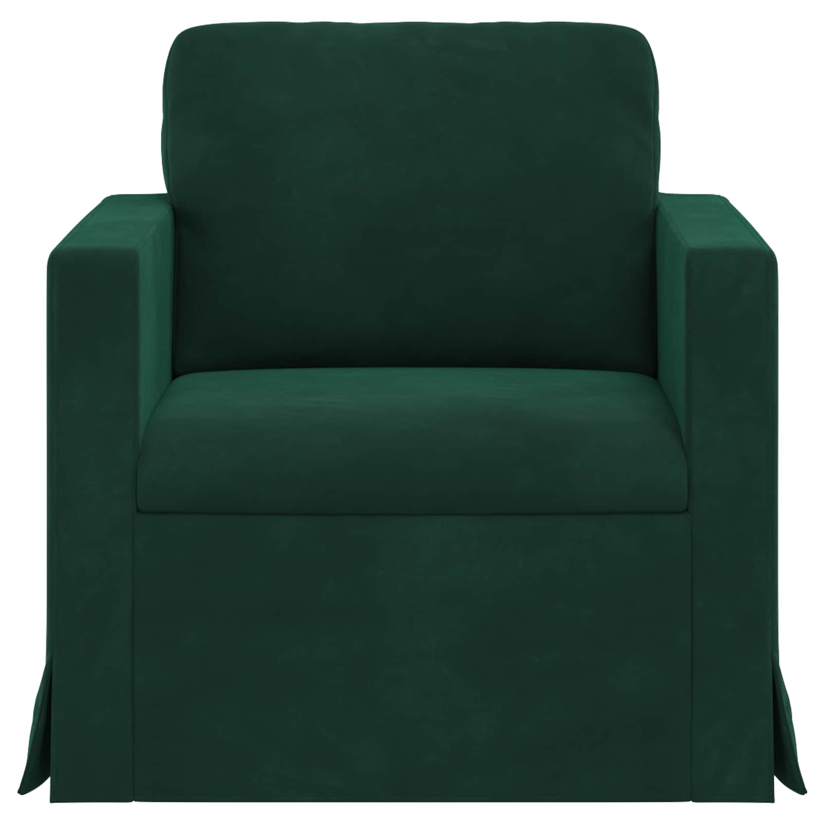 Bank Donkergroen 78 x 78 x 80 cm Fluweel is nu te koop bij PeponiXL, paradijselijk wonen!