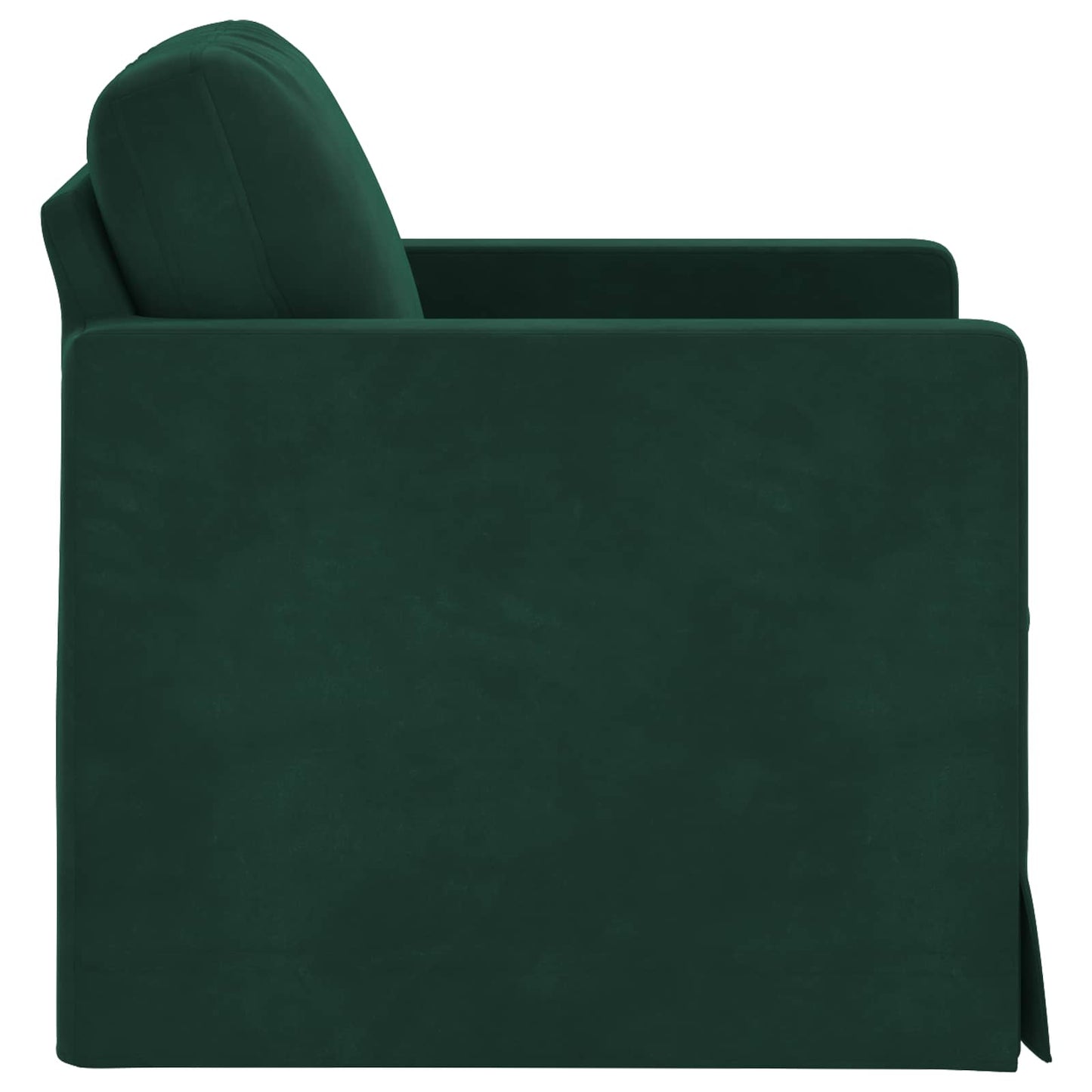 Bank Donkergroen 78 x 78 x 80 cm Fluweel is nu te koop bij PeponiXL, paradijselijk wonen!
