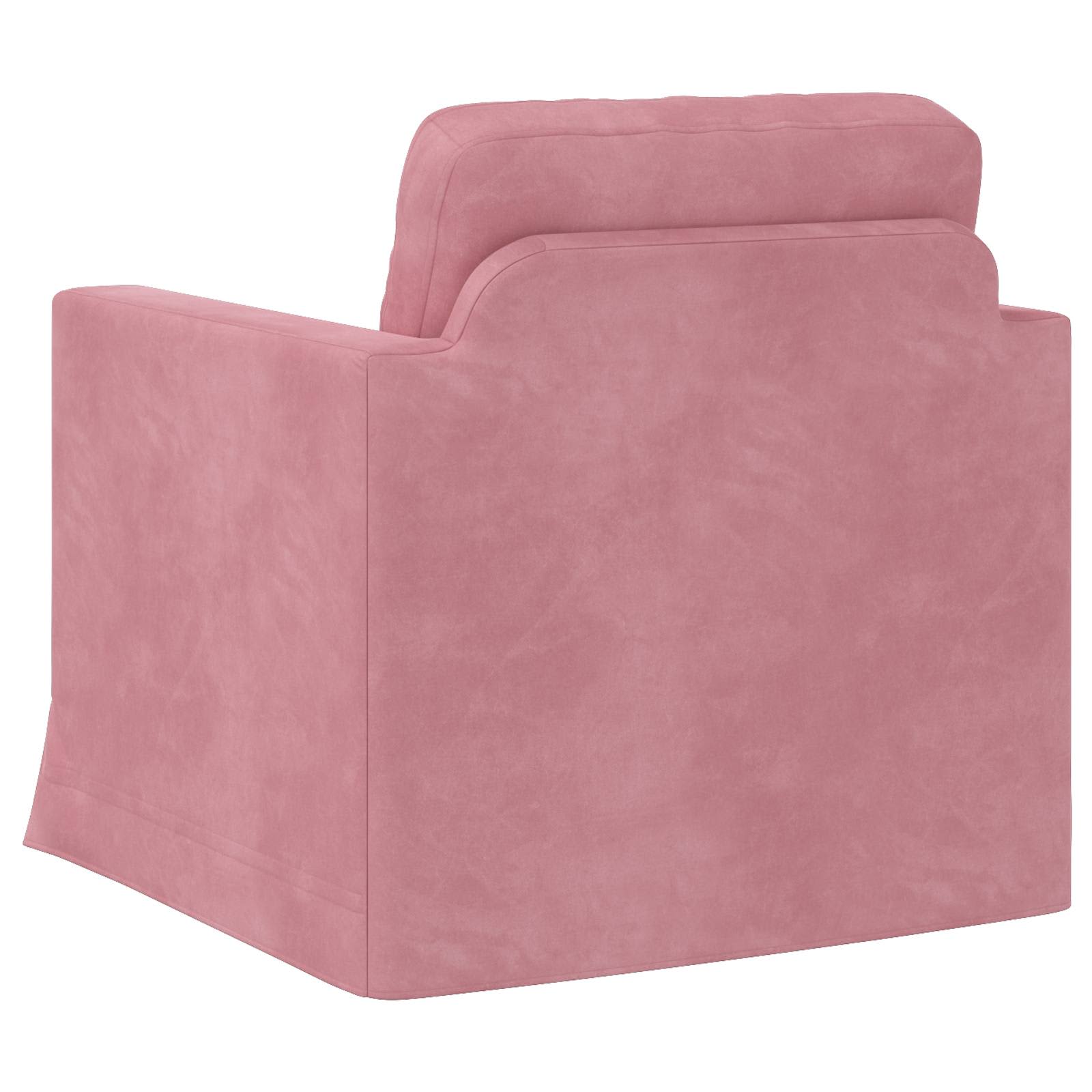 Bank Roze 78 x 78 x 80 cm Fluweel is nu te koop bij PeponiXL, paradijselijk wonen!