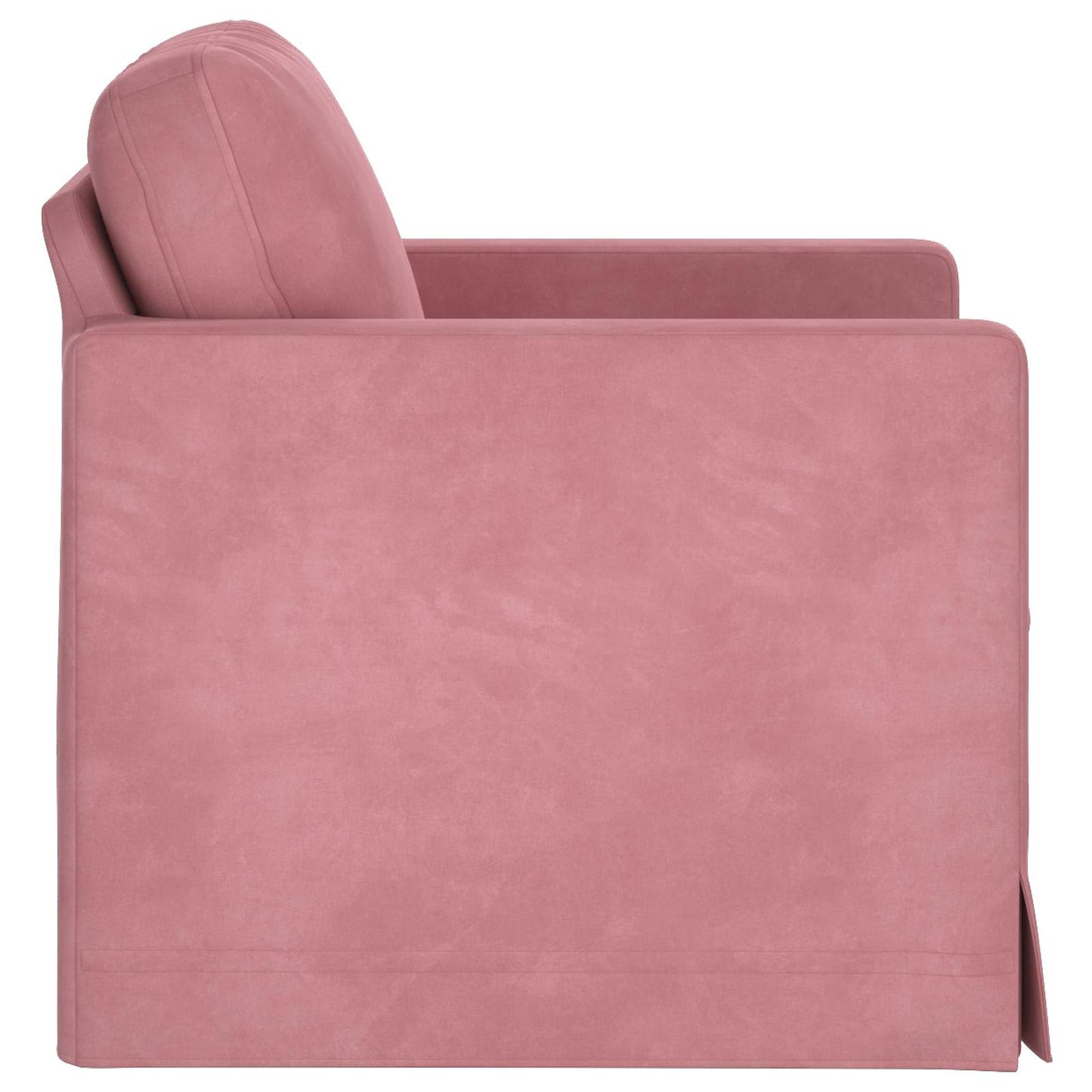 Bank Roze 78 x 78 x 80 cm Fluweel is nu te koop bij PeponiXL, paradijselijk wonen!
