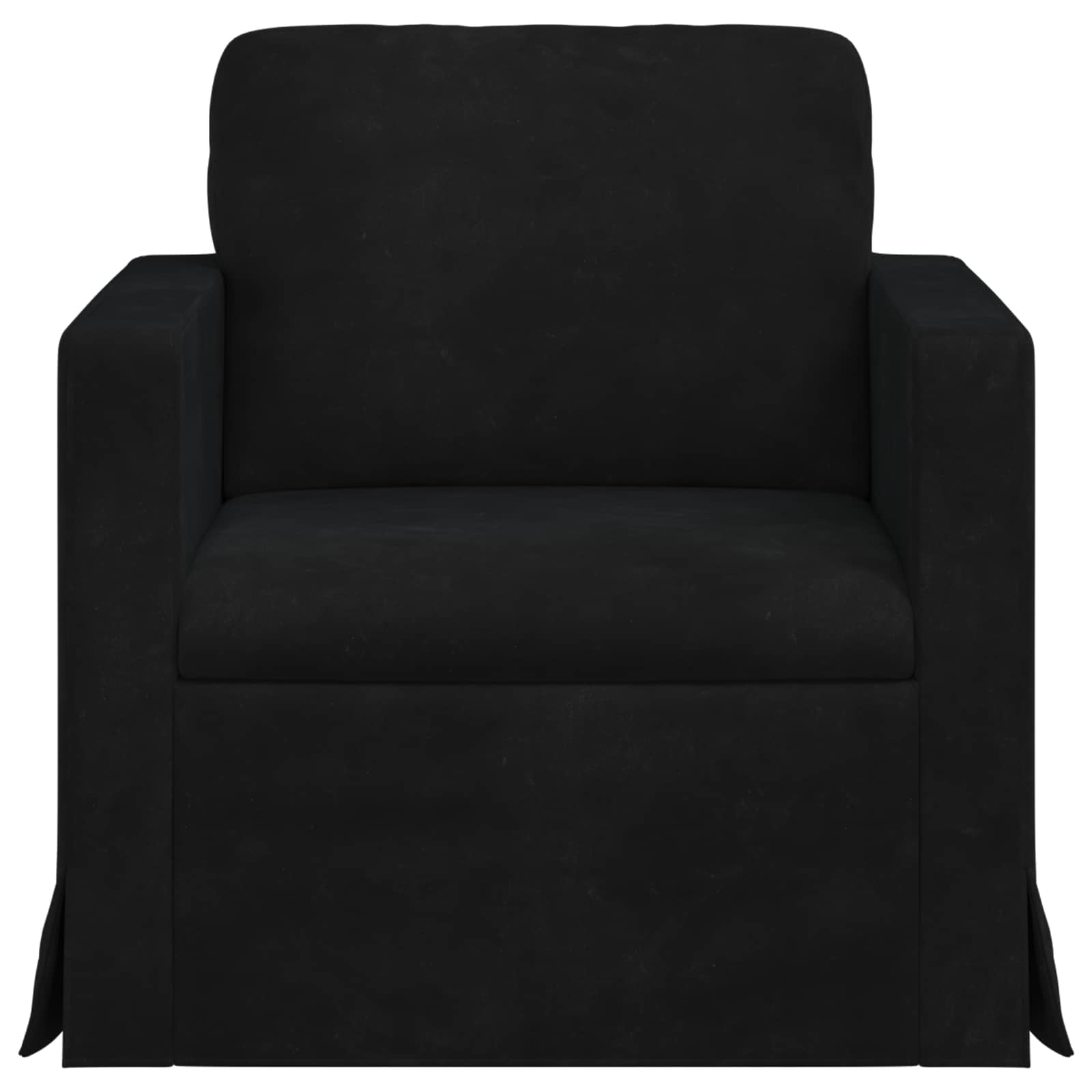 Bank Zwart 78 x 78 x 80 cm Fluweel is nu te koop bij PeponiXL, paradijselijk wonen!