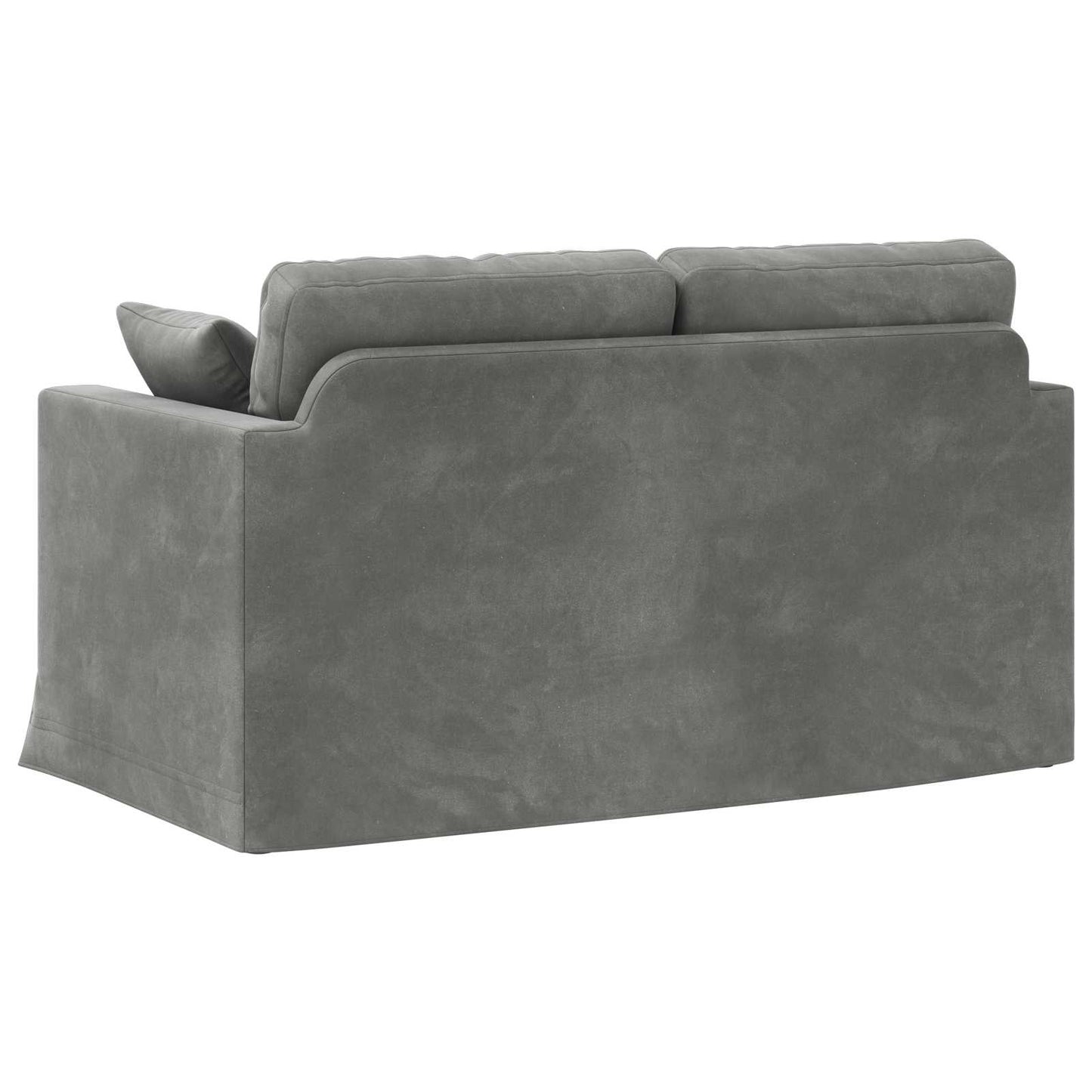Bank Donkergrijs 138 x 78 x 80 cm Fluweel is nu te koop bij PeponiXL, paradijselijk wonen!