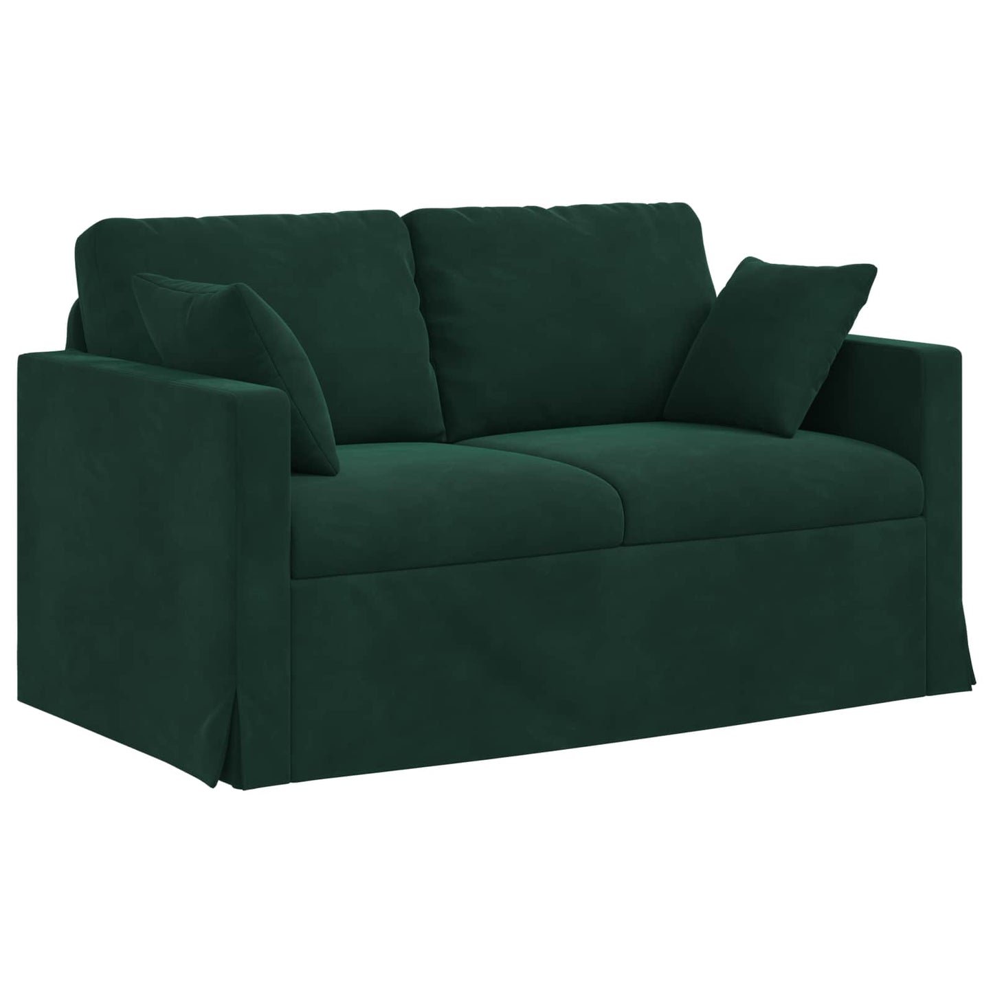 Bank Donkergroen 138 x 78 x 80 cm Fluweel is nu te koop bij PeponiXL, paradijselijk wonen!