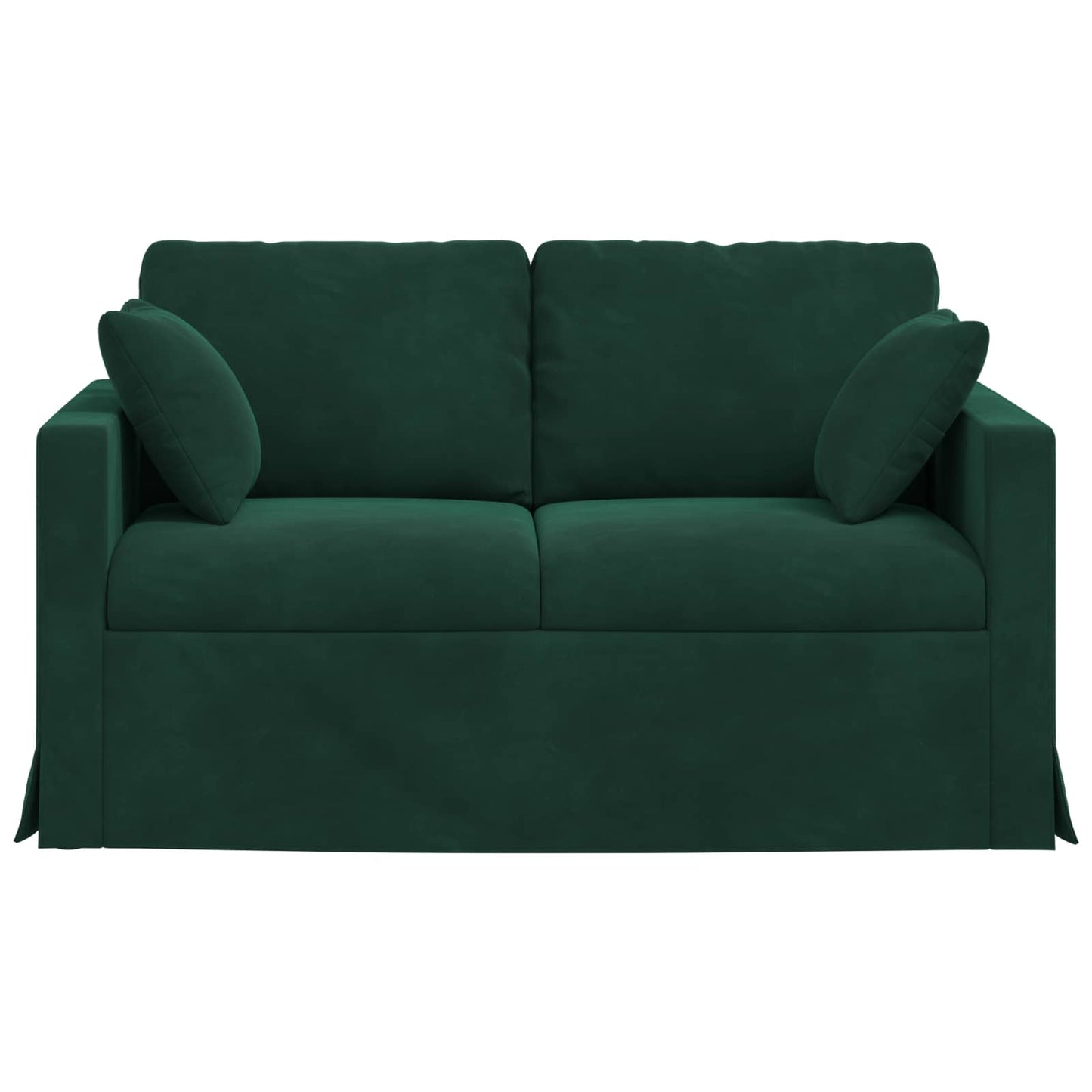 Bank Donkergroen 138 x 78 x 80 cm Fluweel is nu te koop bij PeponiXL, paradijselijk wonen!