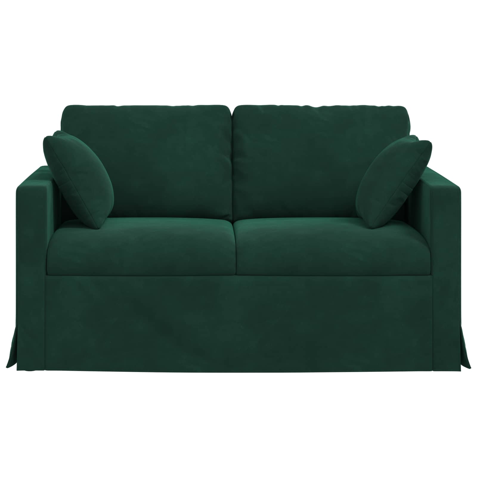 Bank Donkergroen 138 x 78 x 80 cm Fluweel is nu te koop bij PeponiXL, paradijselijk wonen!
