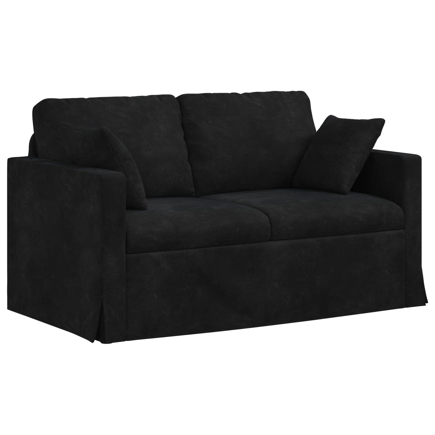 Bank Zwart 138 x 78 x 80 cm Fluweel is nu te koop bij PeponiXL, paradijselijk wonen!