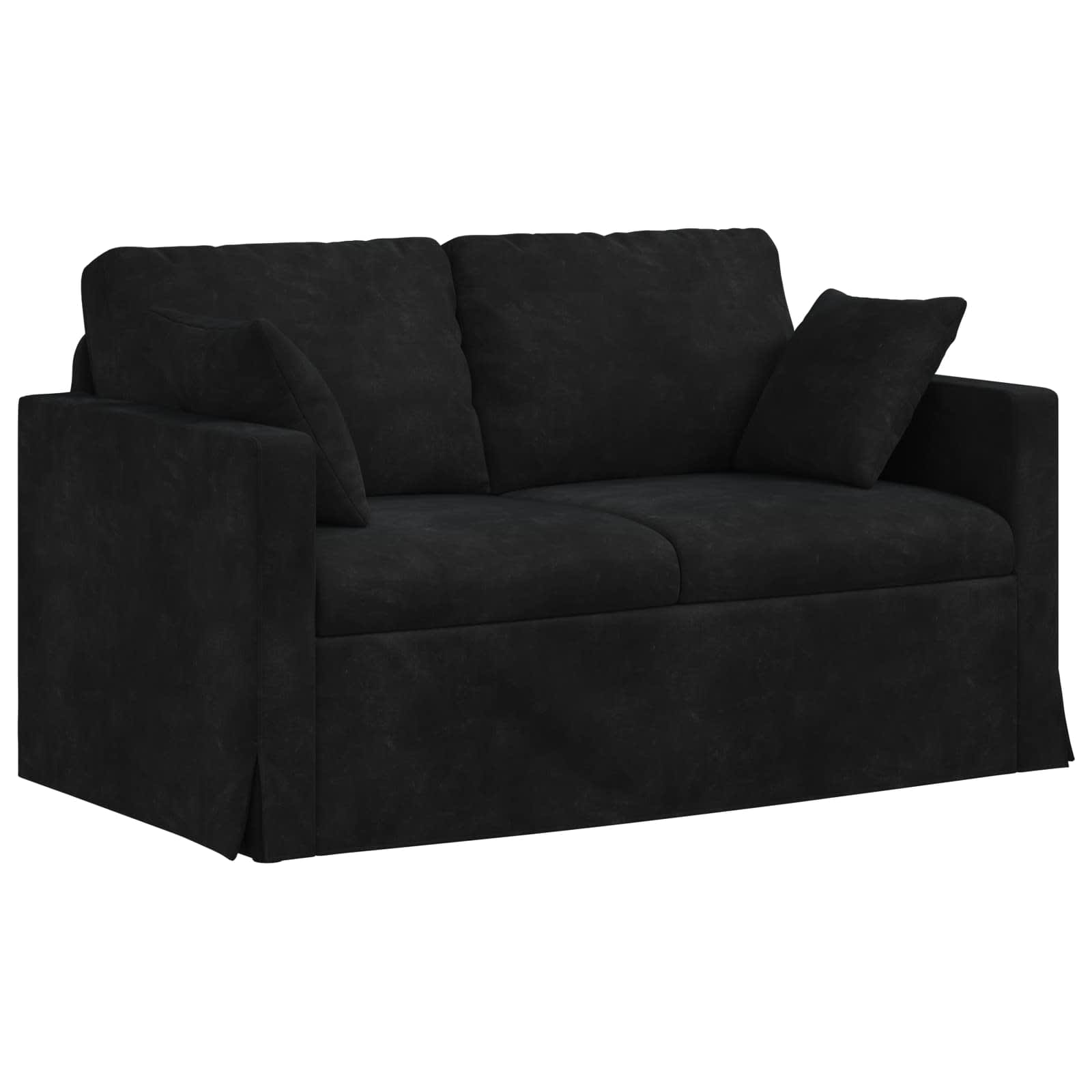 Bank Zwart 138 x 78 x 80 cm Fluweel is nu te koop bij PeponiXL, paradijselijk wonen!