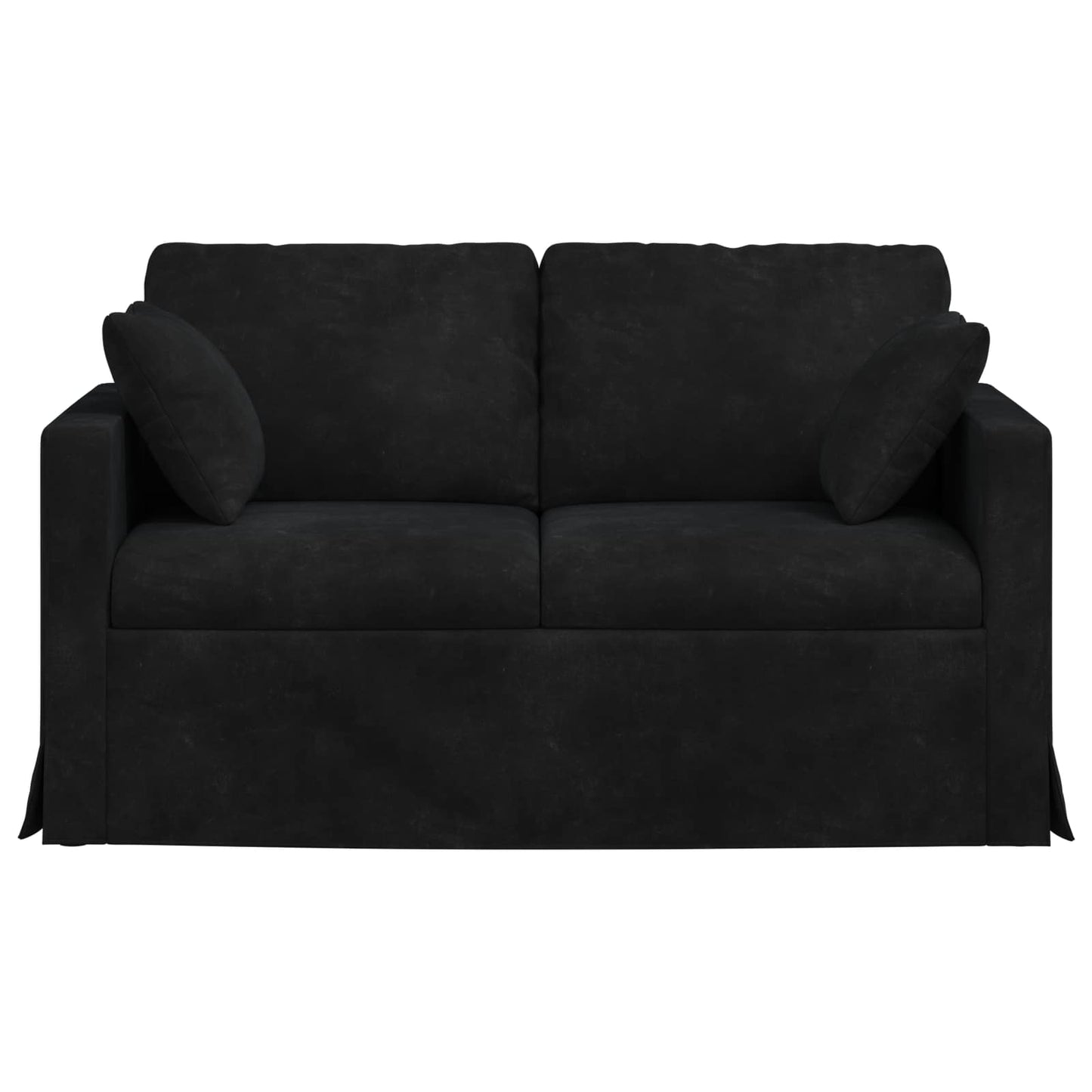 Bank Zwart 138 x 78 x 80 cm Fluweel is nu te koop bij PeponiXL, paradijselijk wonen!