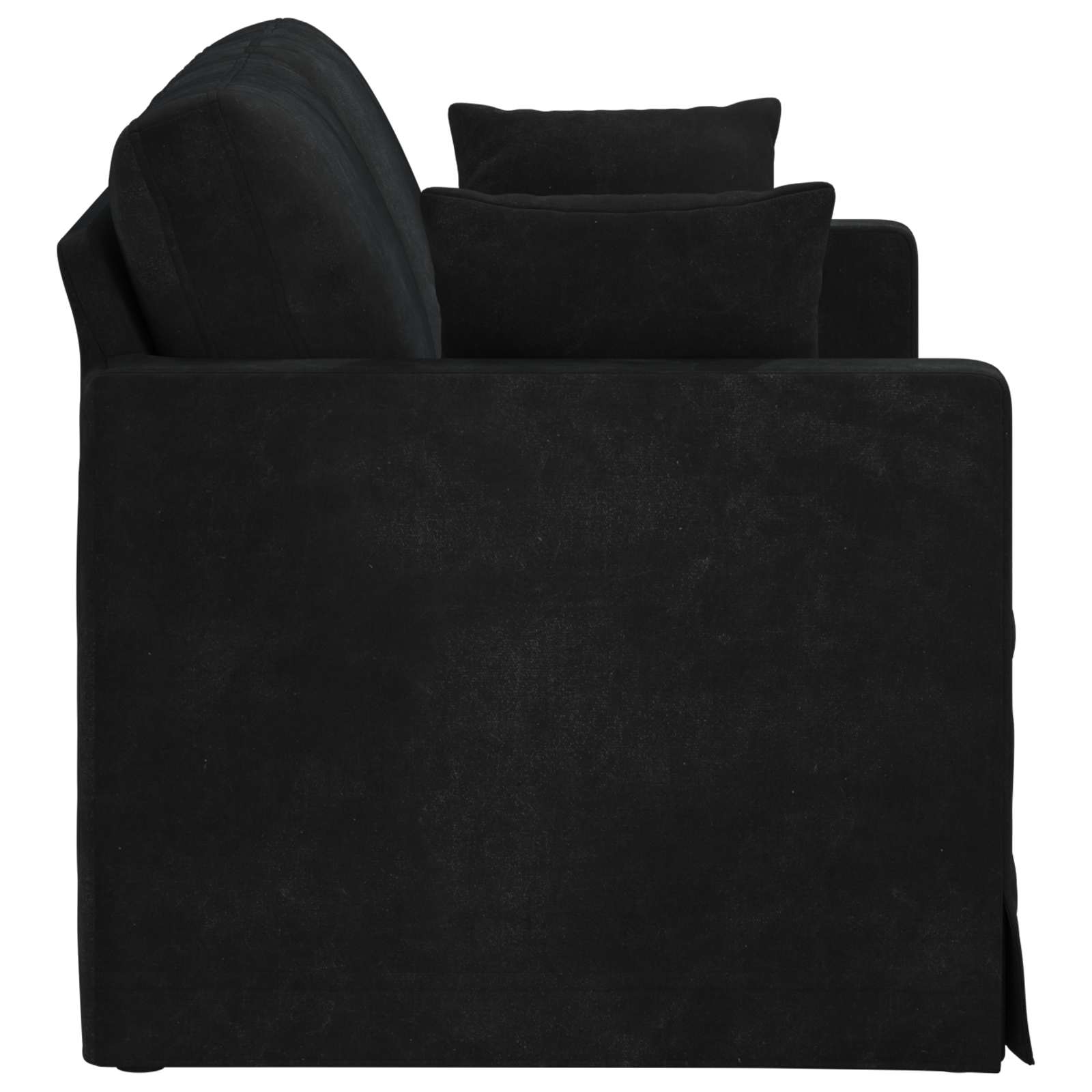 Bank Zwart 138 x 78 x 80 cm Fluweel is nu te koop bij PeponiXL, paradijselijk wonen!