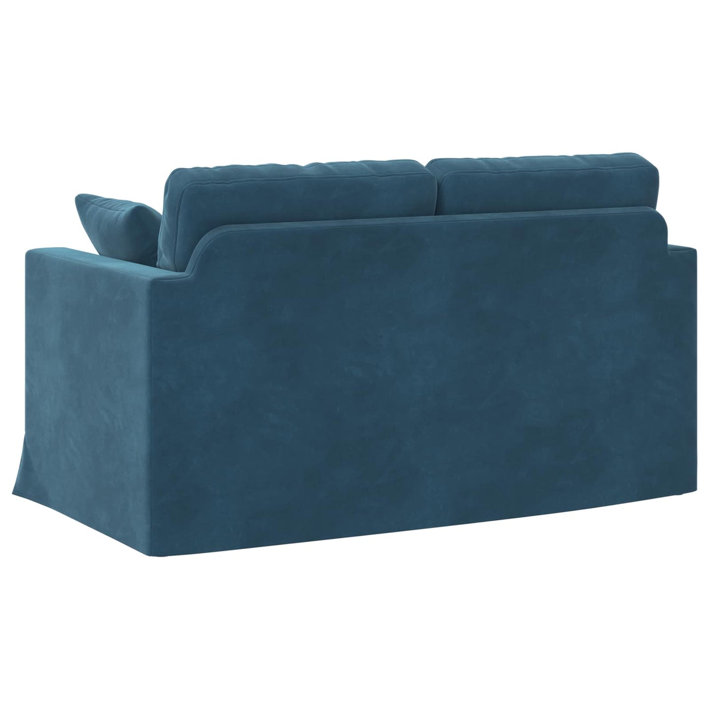 Bank Blauw 138 x 78 x 80 cm Fluweel is nu te koop bij PeponiXL, paradijselijk wonen!
