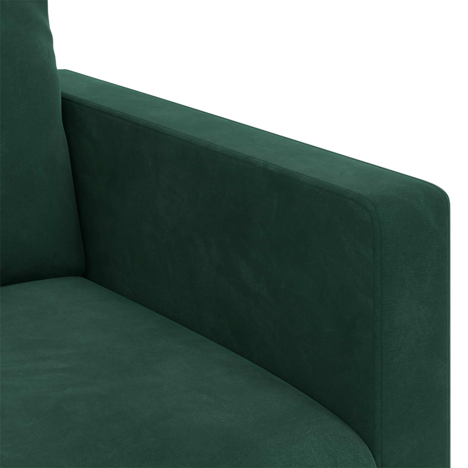 Bank Donkergroen 158 x 78 x 80 cm Fluweel is nu te koop bij PeponiXL, paradijselijk wonen!