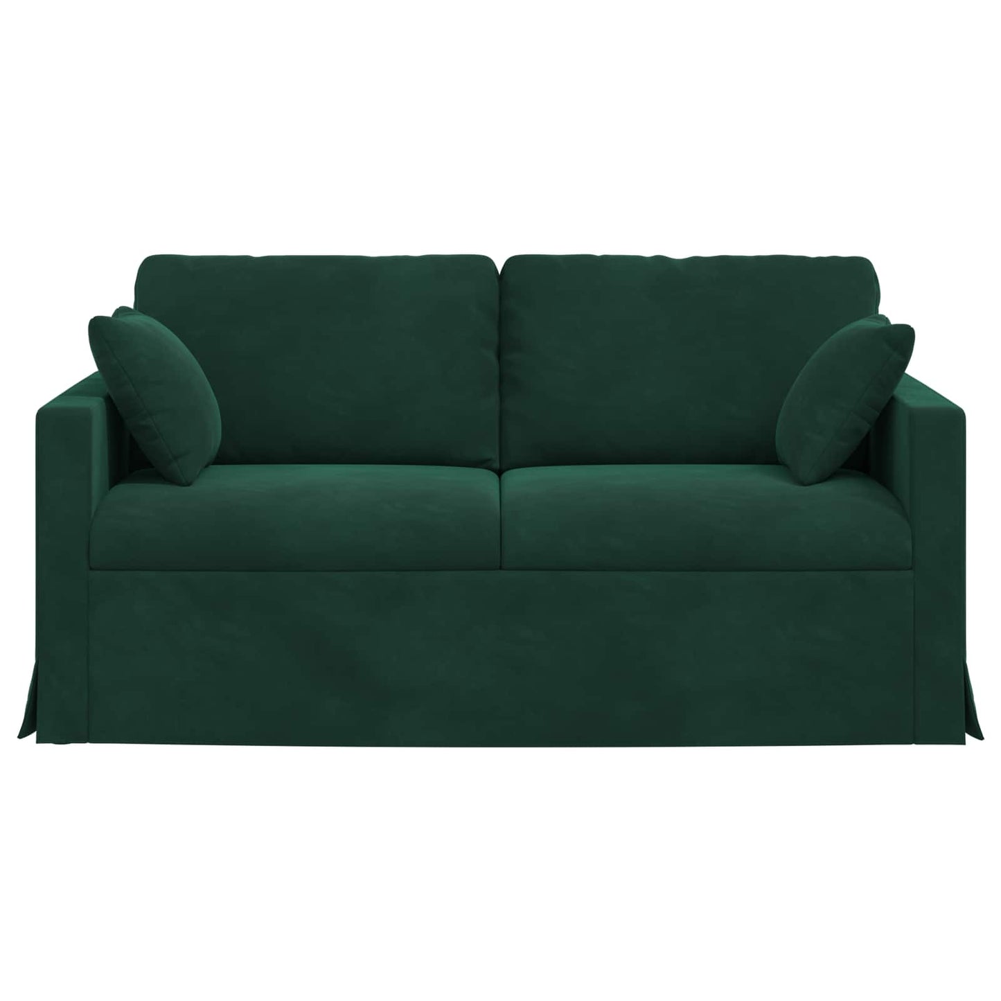 Bank Donkergroen 158 x 78 x 80 cm Fluweel is nu te koop bij PeponiXL, paradijselijk wonen!