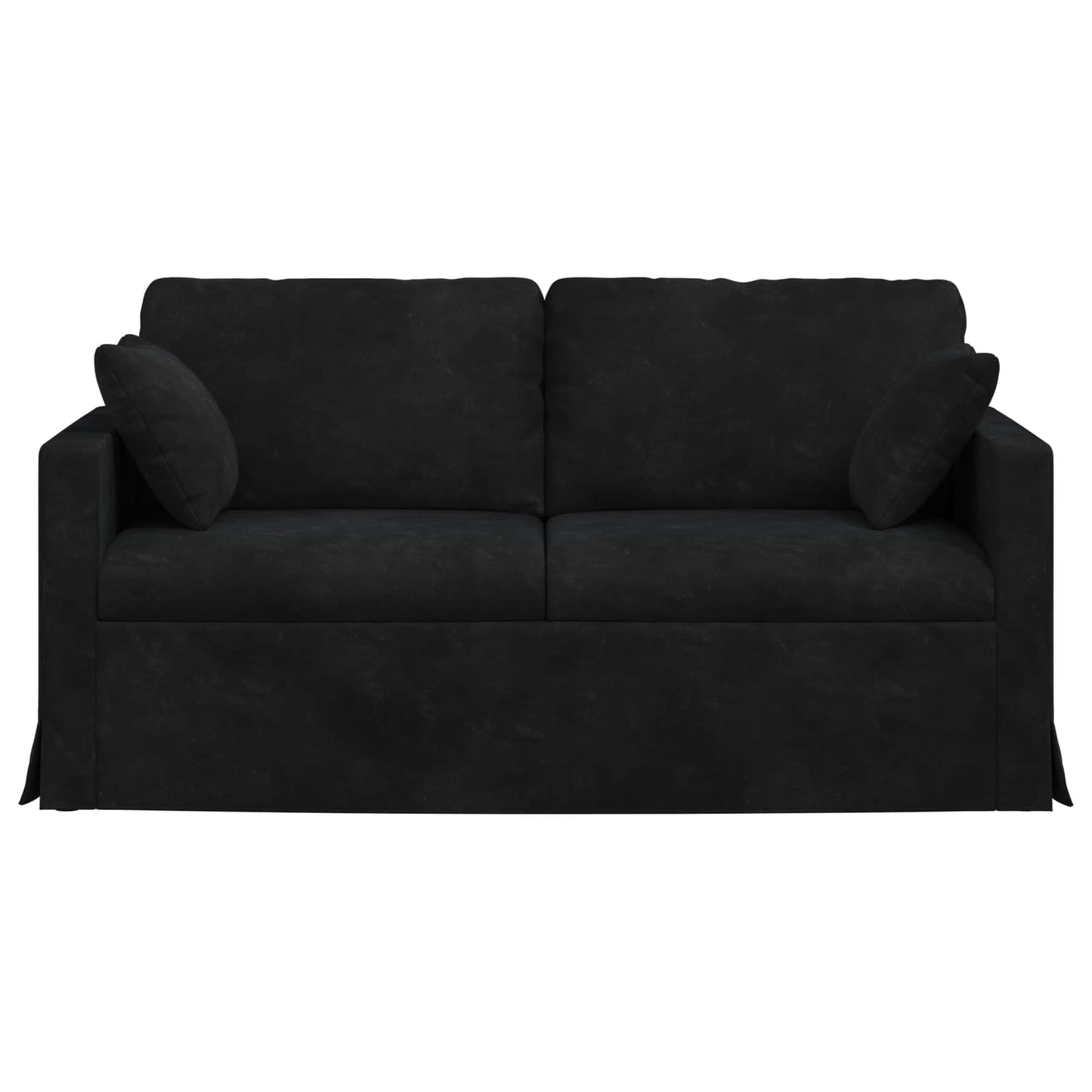 Bank Zwart 158 x 78 x 80 cm Fluweel is nu te koop bij PeponiXL, paradijselijk wonen!