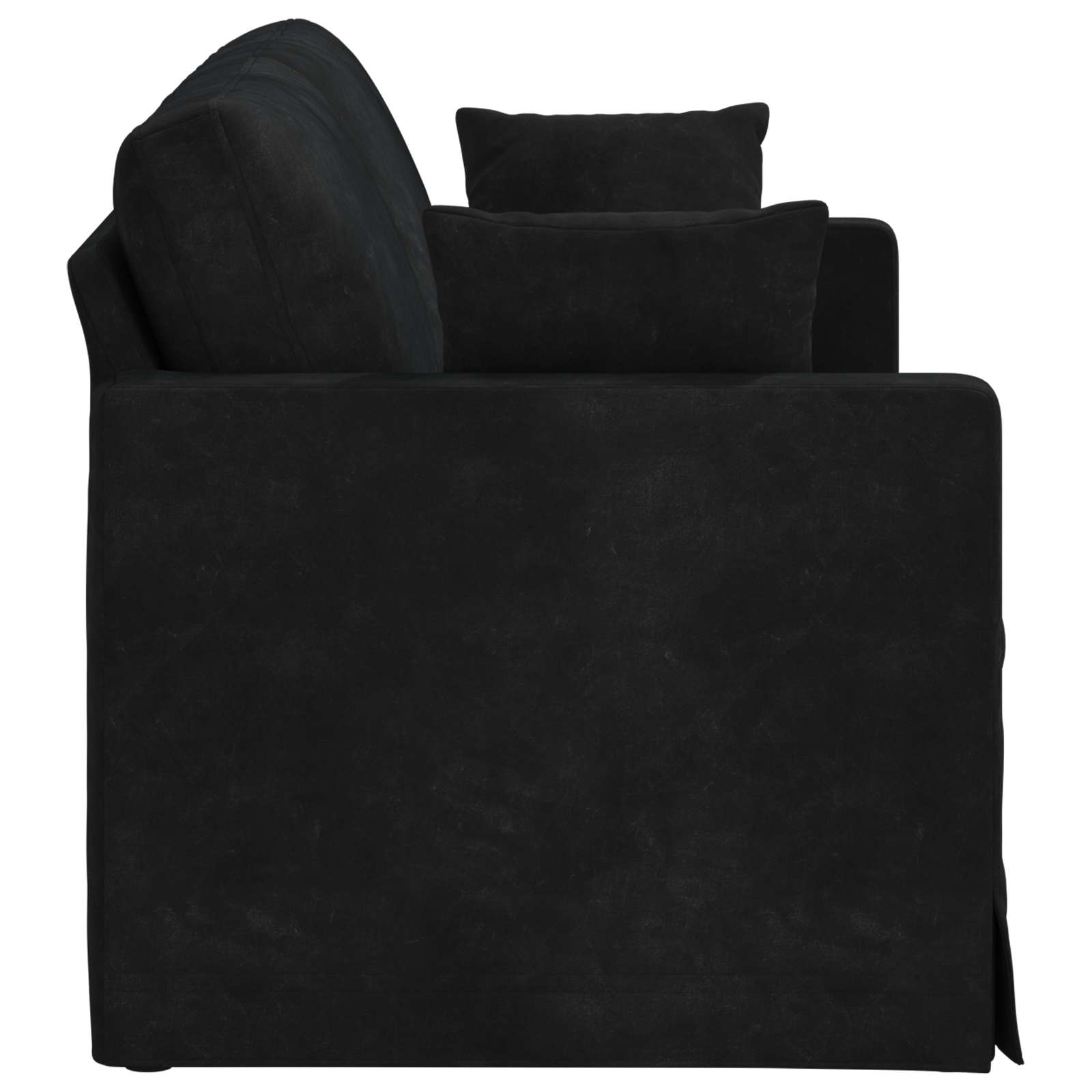 Bank Zwart 158 x 78 x 80 cm Fluweel is nu te koop bij PeponiXL, paradijselijk wonen!