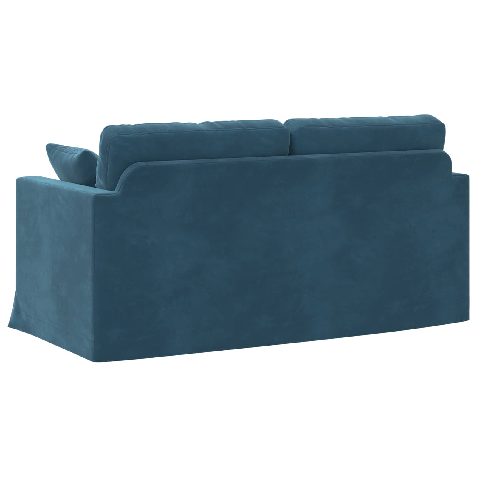 Bank Blauw 158 x 78 x 80 cm Fluweel is nu te koop bij PeponiXL, paradijselijk wonen!