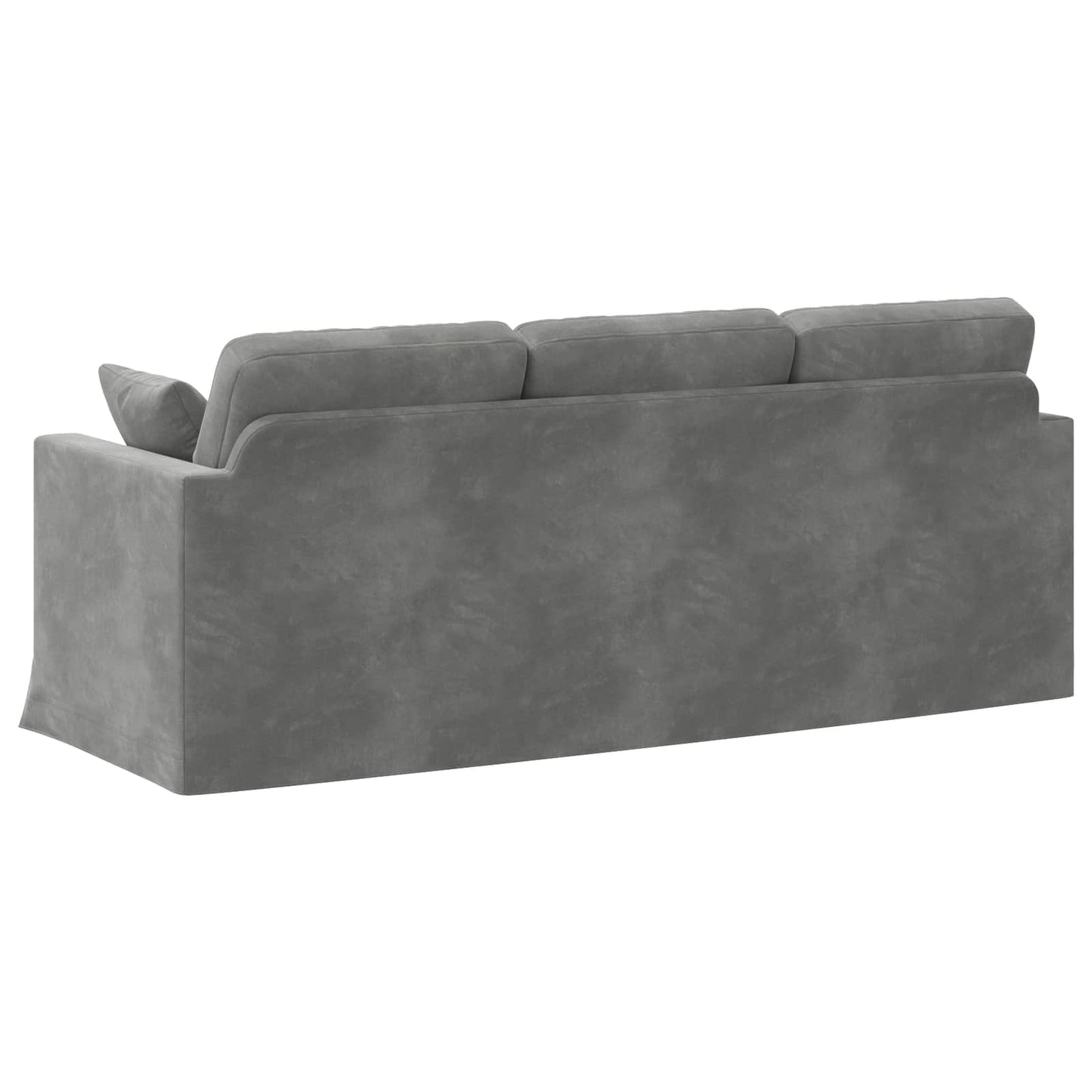 Bank Donkergrijs 198 x 78 x 80 cm Fluweel is nu te koop bij PeponiXL, paradijselijk wonen!