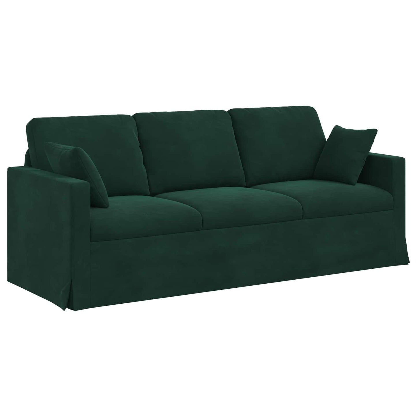 Bank Donkergroen 198 x 78 x 80 cm Fluweel is nu te koop bij PeponiXL, paradijselijk wonen!