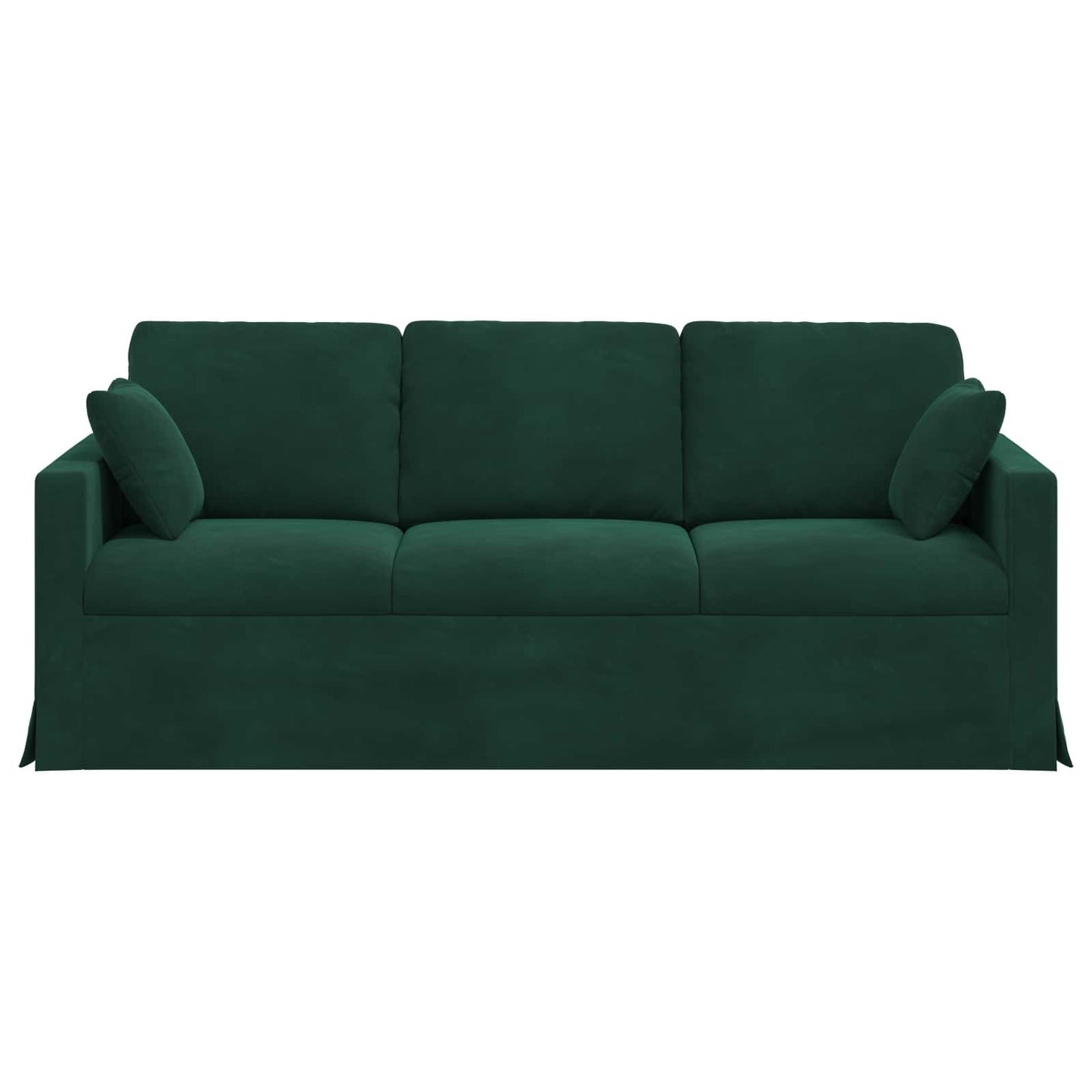 Bank Donkergroen 198 x 78 x 80 cm Fluweel is nu te koop bij PeponiXL, paradijselijk wonen!