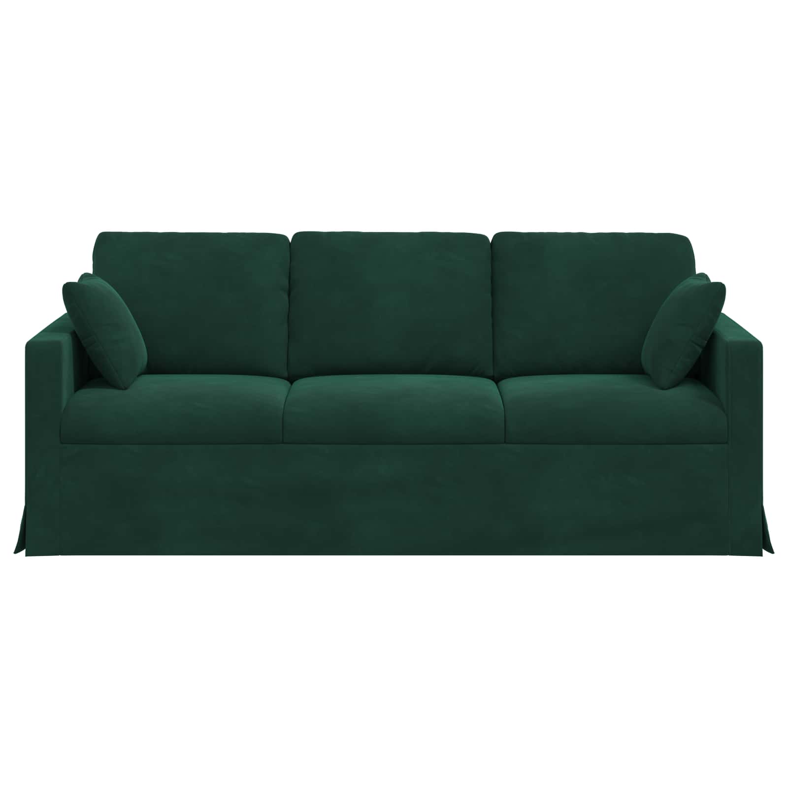 Bank Donkergroen 198 x 78 x 80 cm Fluweel is nu te koop bij PeponiXL, paradijselijk wonen!