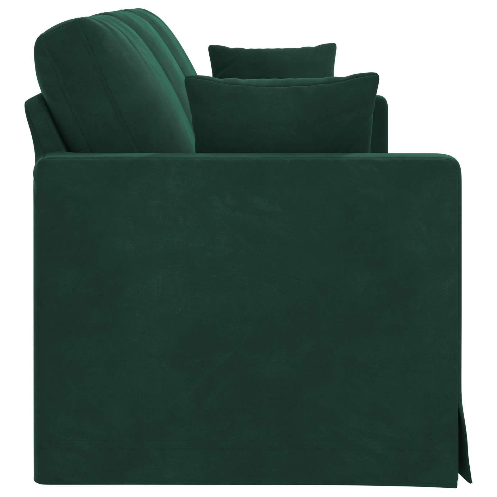 Bank Donkergroen 198 x 78 x 80 cm Fluweel is nu te koop bij PeponiXL, paradijselijk wonen!