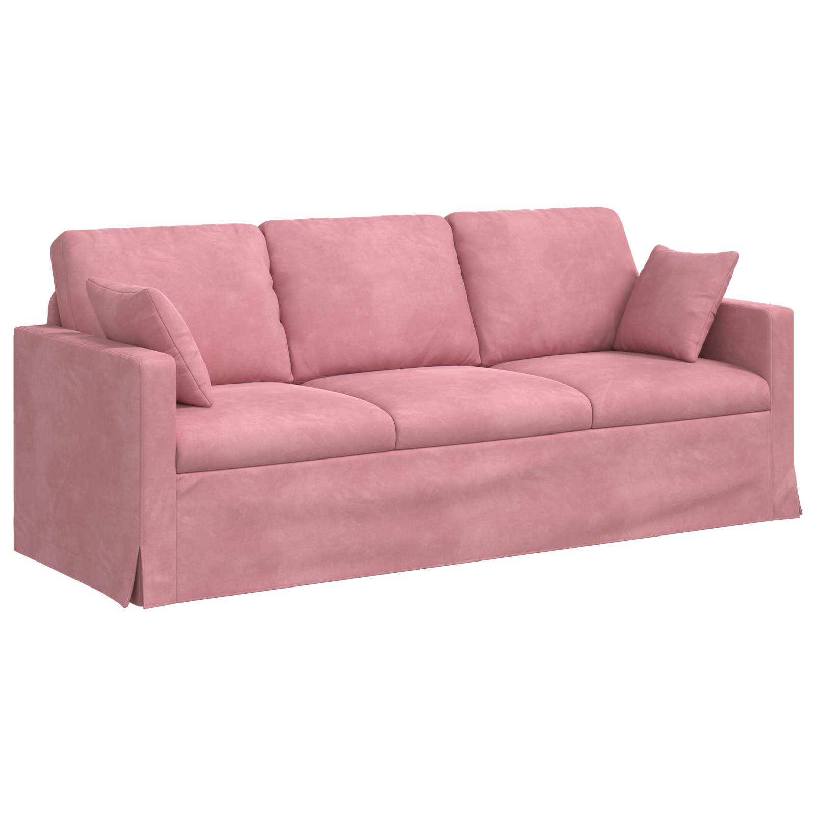 Bank Roze 198 x 78 x 80 cm Fluweel is nu te koop bij PeponiXL, paradijselijk wonen!