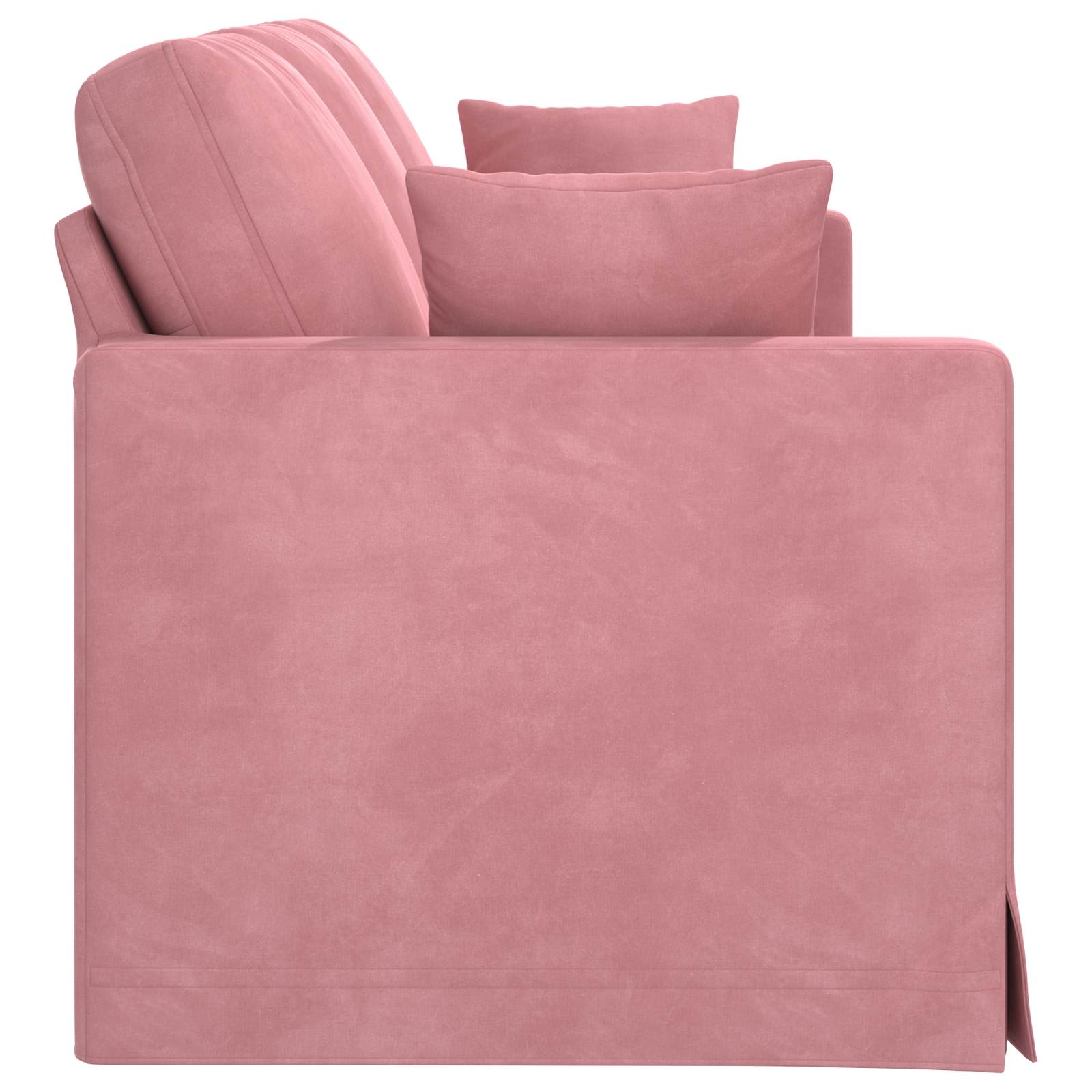 Bank Roze 198 x 78 x 80 cm Fluweel is nu te koop bij PeponiXL, paradijselijk wonen!