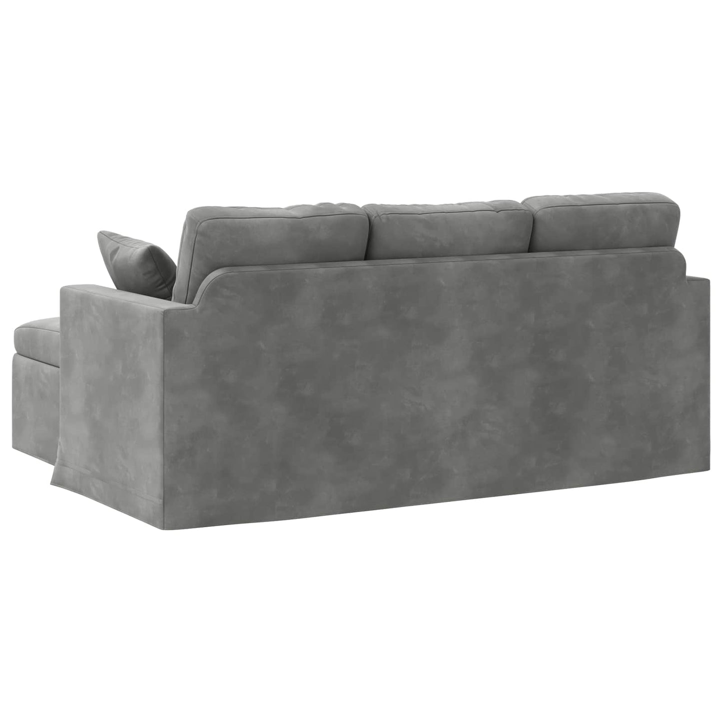 Bank Donkergrijs 178 x 134 x 80 cm Fluweel is nu te koop bij PeponiXL, paradijselijk wonen!