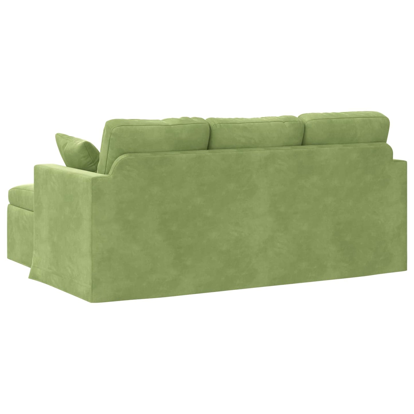 Bank Lichtgroen 198 x 134 x 80 cm Fluweel is nu te koop bij PeponiXL, paradijselijk wonen!