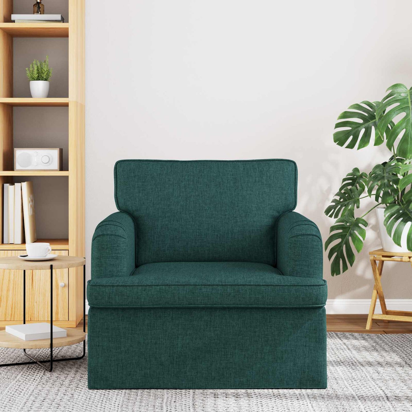 Bank Donkergroen 84 x 80 x 85 cm Stof is nu te koop bij PeponiXL, paradijselijk wonen!