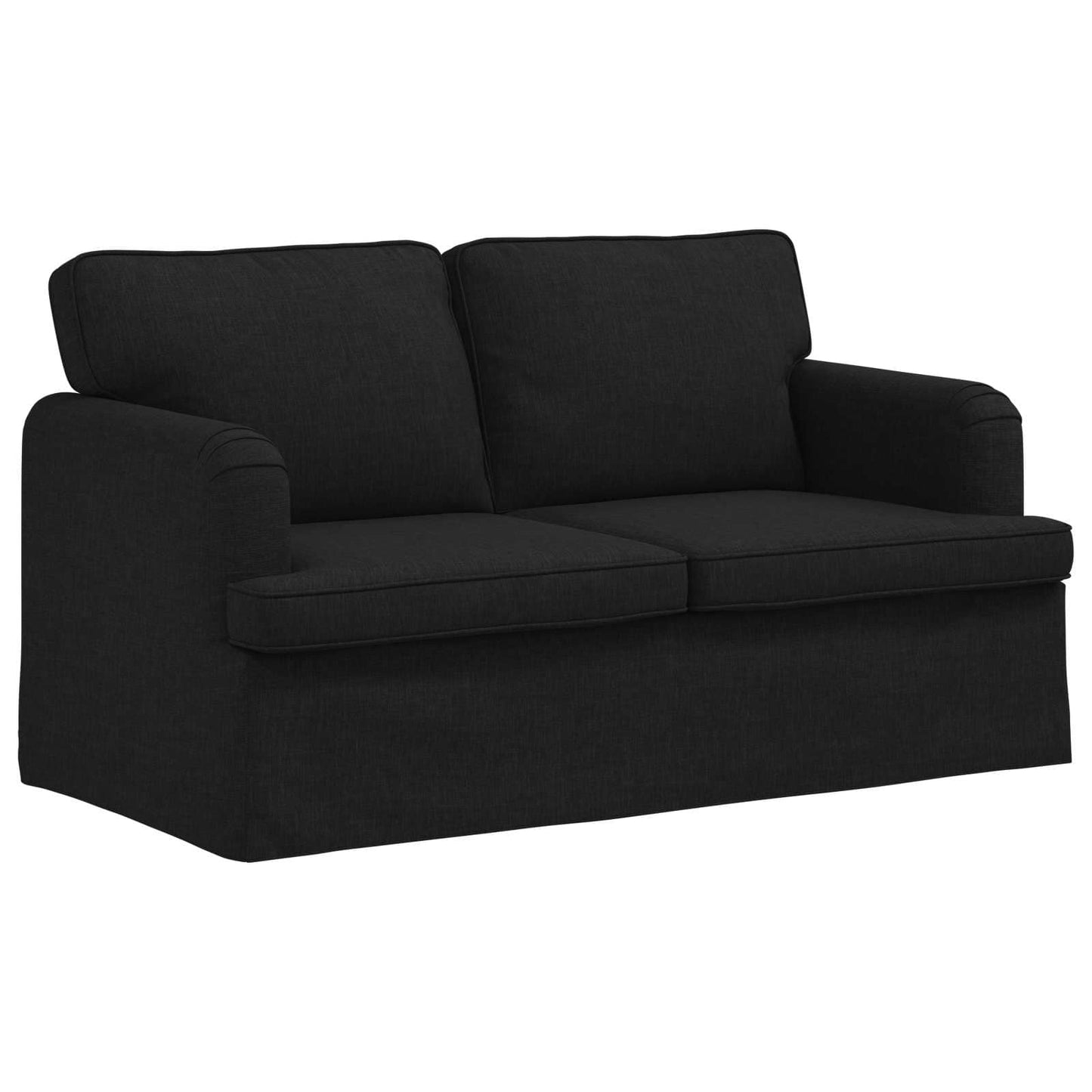 Bank Zwart 144 x 80 x 85 cm Stof is nu te koop bij PeponiXL, paradijselijk wonen!
