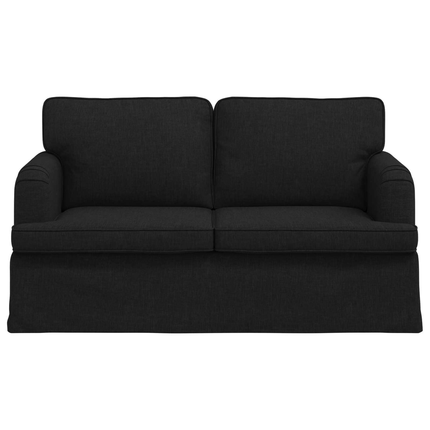Bank Zwart 144 x 80 x 85 cm Stof is nu te koop bij PeponiXL, paradijselijk wonen!