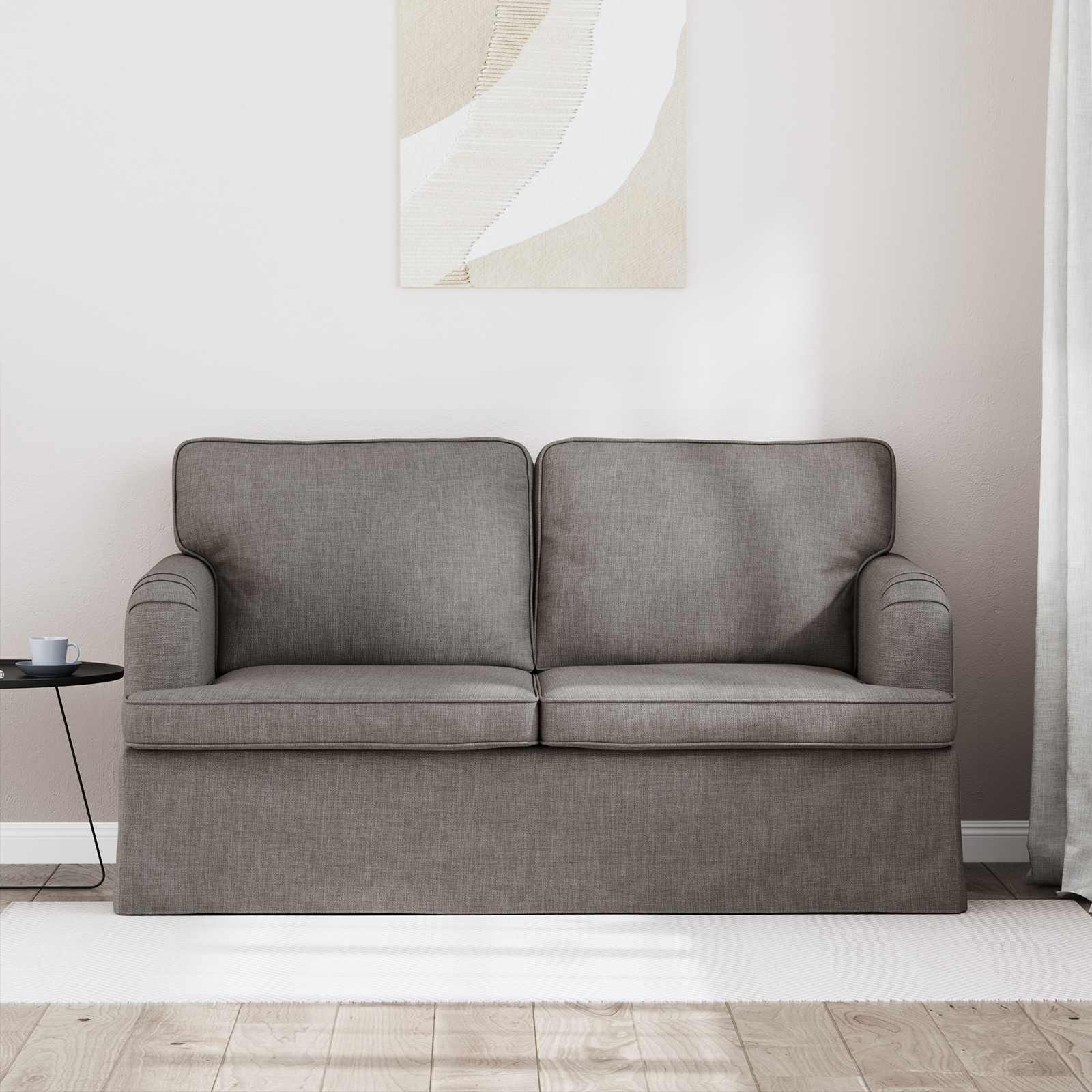 Bank Taupe 144 x 80 x 85 cm Stof is nu te koop bij PeponiXL, paradijselijk wonen!