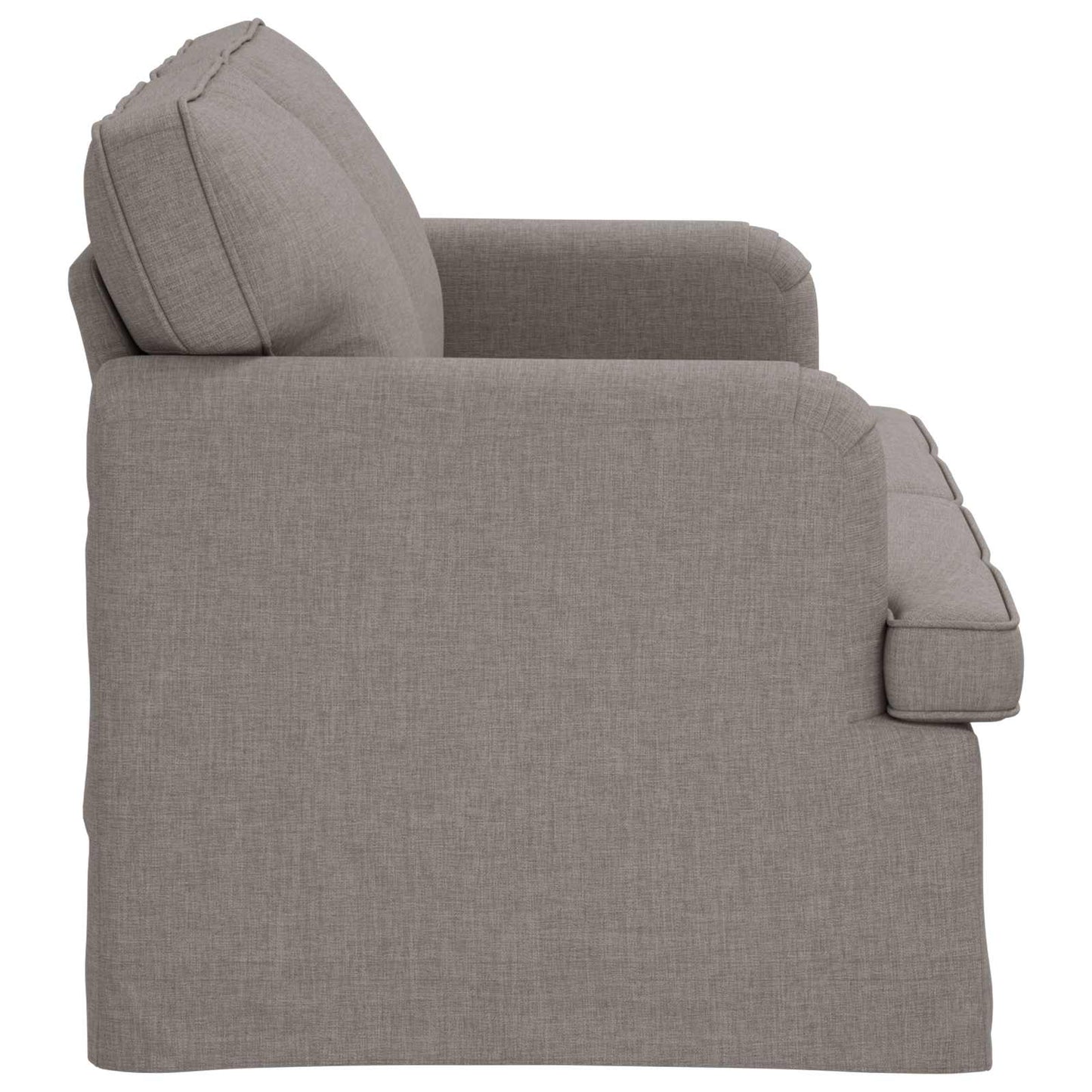 Bank Taupe 144 x 80 x 85 cm Stof is nu te koop bij PeponiXL, paradijselijk wonen!