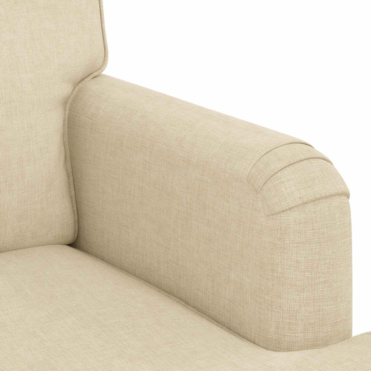 Bank Crème 144 x 80 x 85 cm Stof is nu te koop bij PeponiXL, paradijselijk wonen!