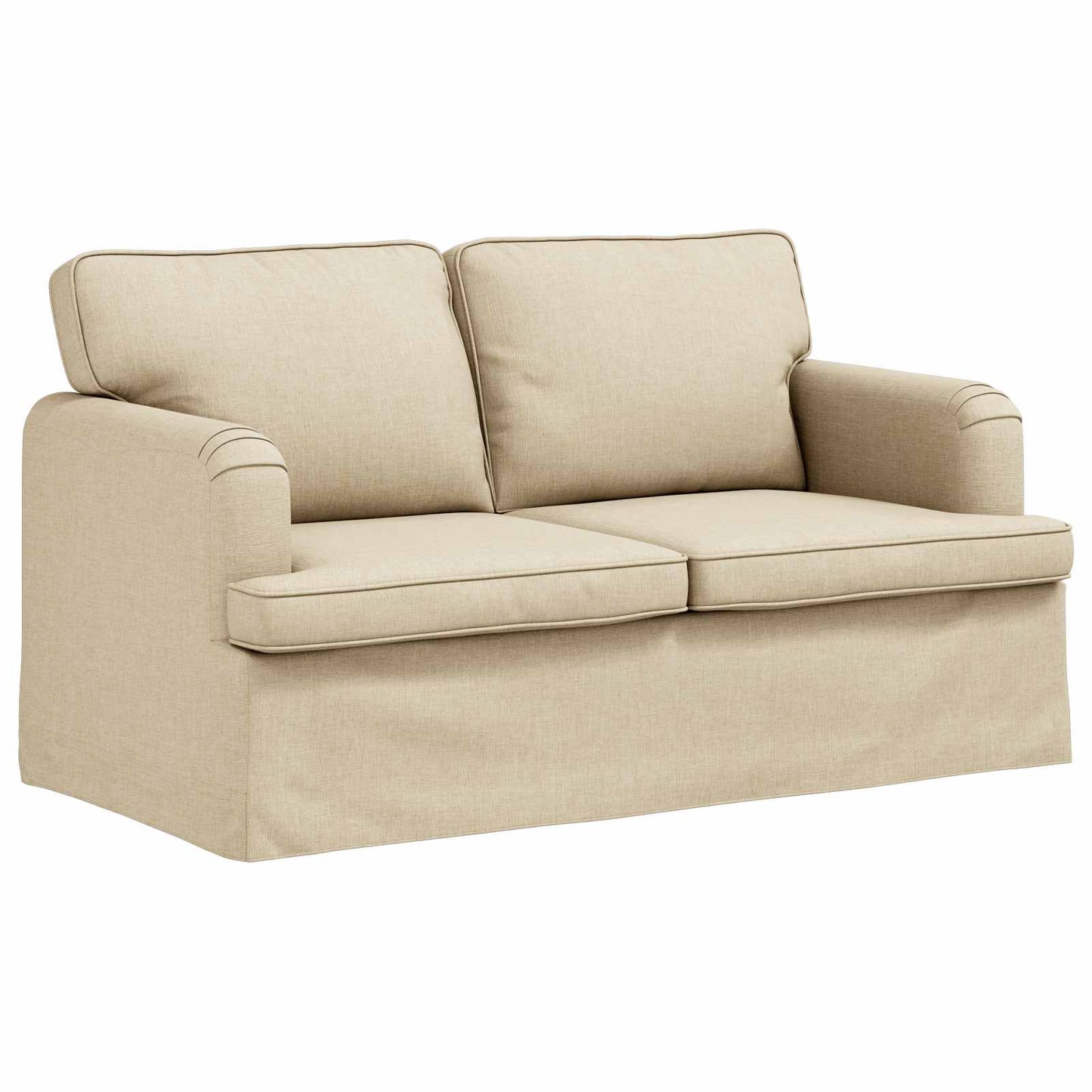 Bank Crème 144 x 80 x 85 cm Stof is nu te koop bij PeponiXL, paradijselijk wonen!