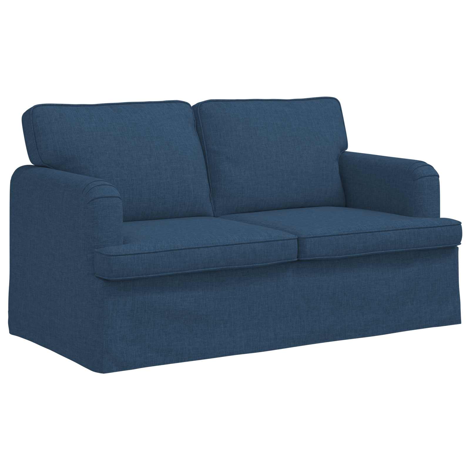 Bank Blauw 144 x 80 x 85 cm Stof is nu te koop bij PeponiXL, paradijselijk wonen!