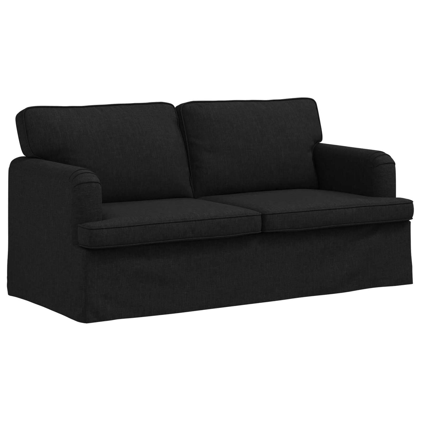 Bank Zwart 162 x 80 x 85 cm Stof is nu te koop bij PeponiXL, paradijselijk wonen!