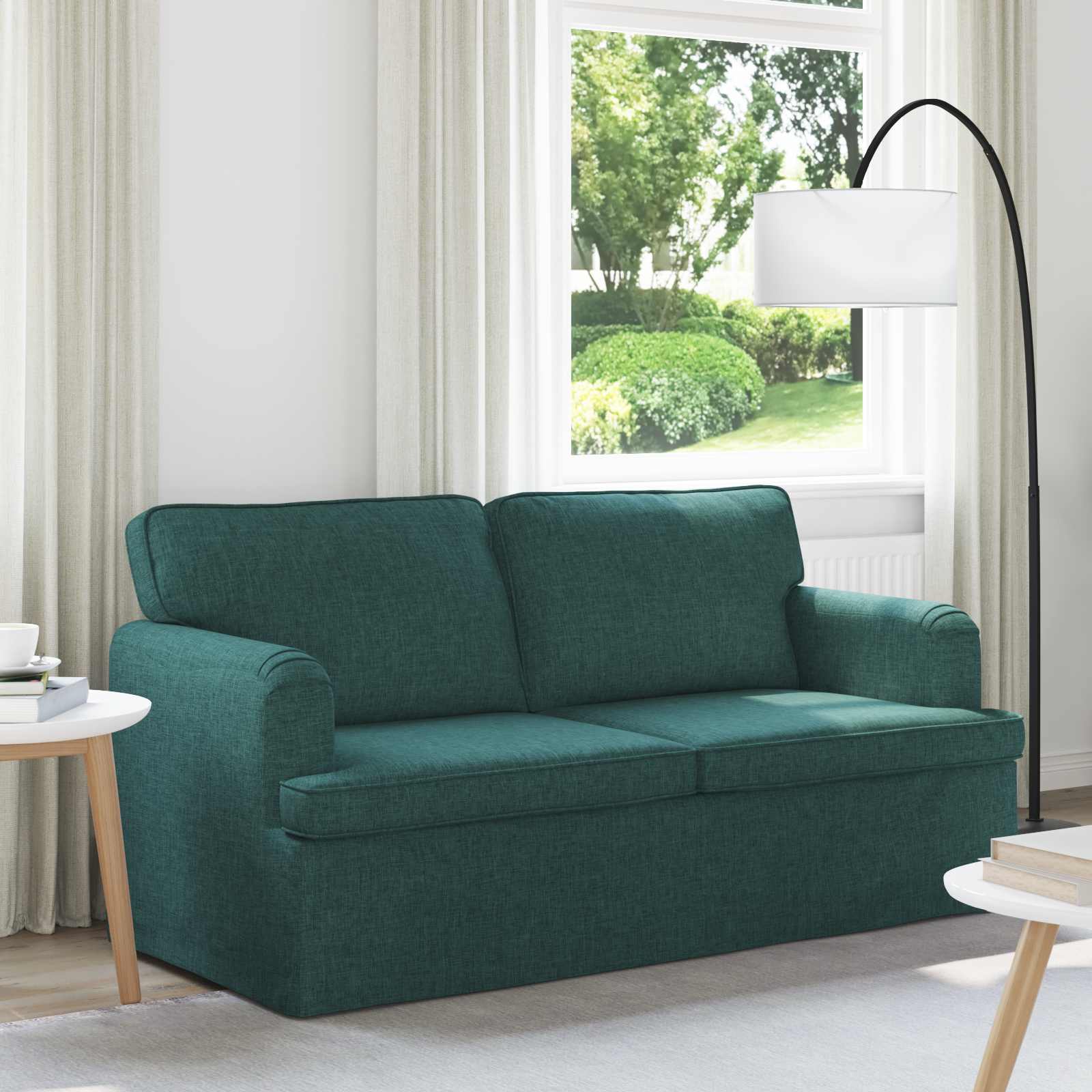 Bank Donkergroen 162 x 80 x 85 cm Stof is nu te koop bij PeponiXL, paradijselijk wonen!
