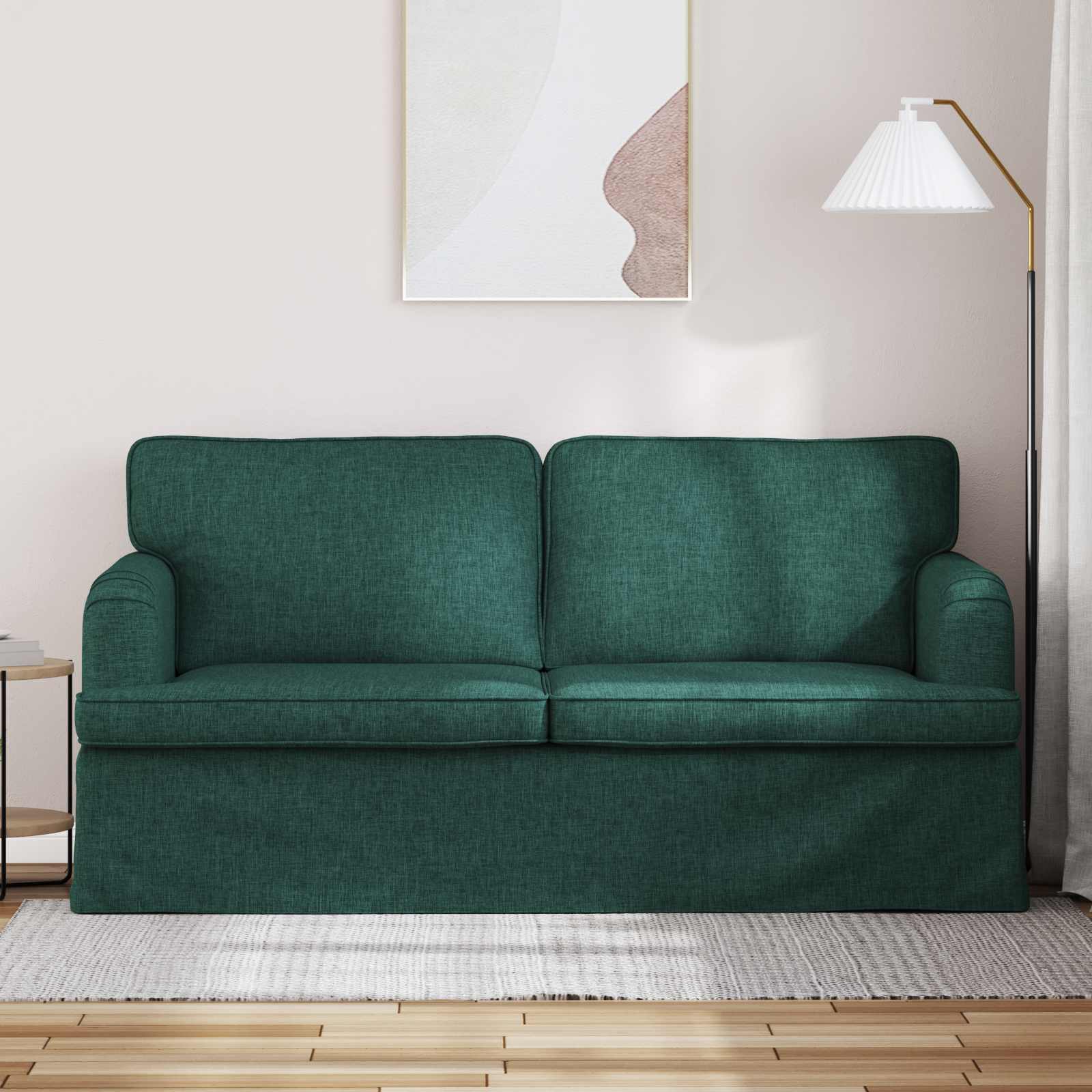Bank Donkergroen 162 x 80 x 85 cm Stof is nu te koop bij PeponiXL, paradijselijk wonen!