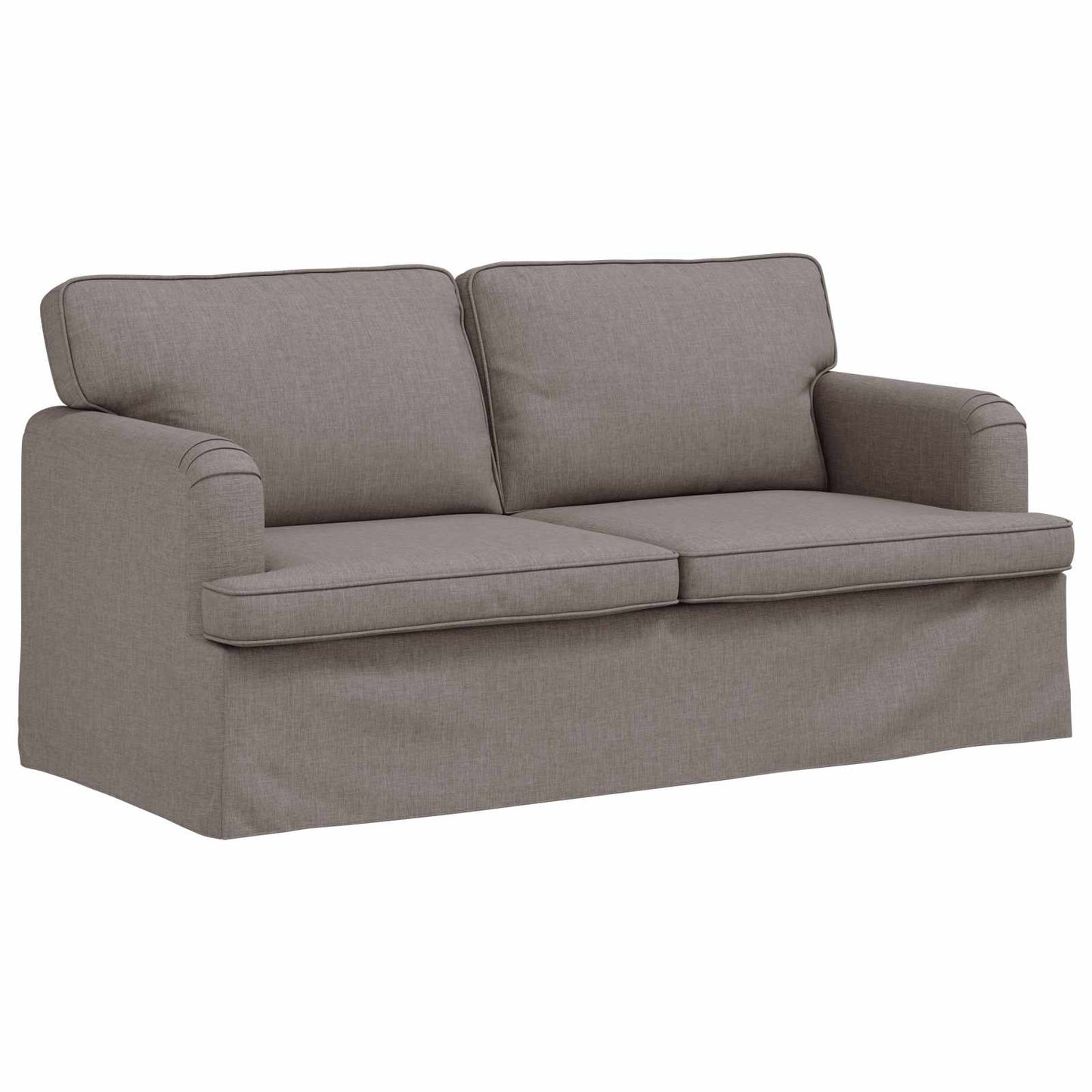 Bank Taupe 162 x 80 x 85 cm Stof is nu te koop bij PeponiXL, paradijselijk wonen!