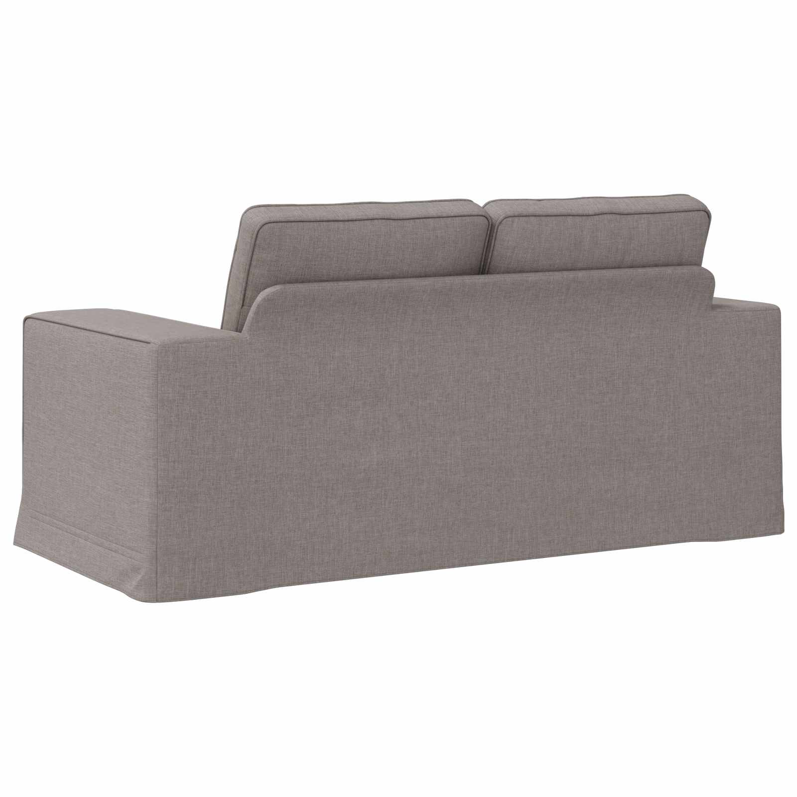 Bank Taupe 162 x 80 x 85 cm Stof is nu te koop bij PeponiXL, paradijselijk wonen!