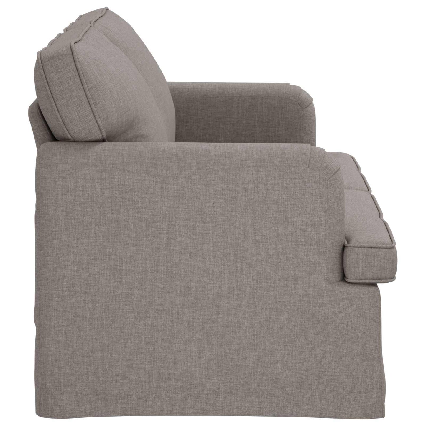 Bank Taupe 162 x 80 x 85 cm Stof is nu te koop bij PeponiXL, paradijselijk wonen!