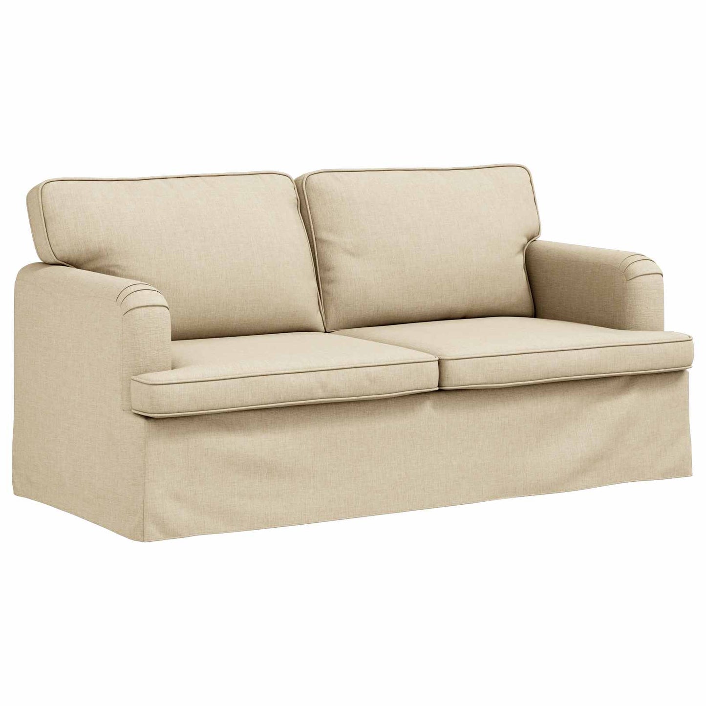 Bank Crème 162 x 80 x 85 cm Stof is nu te koop bij PeponiXL, paradijselijk wonen!