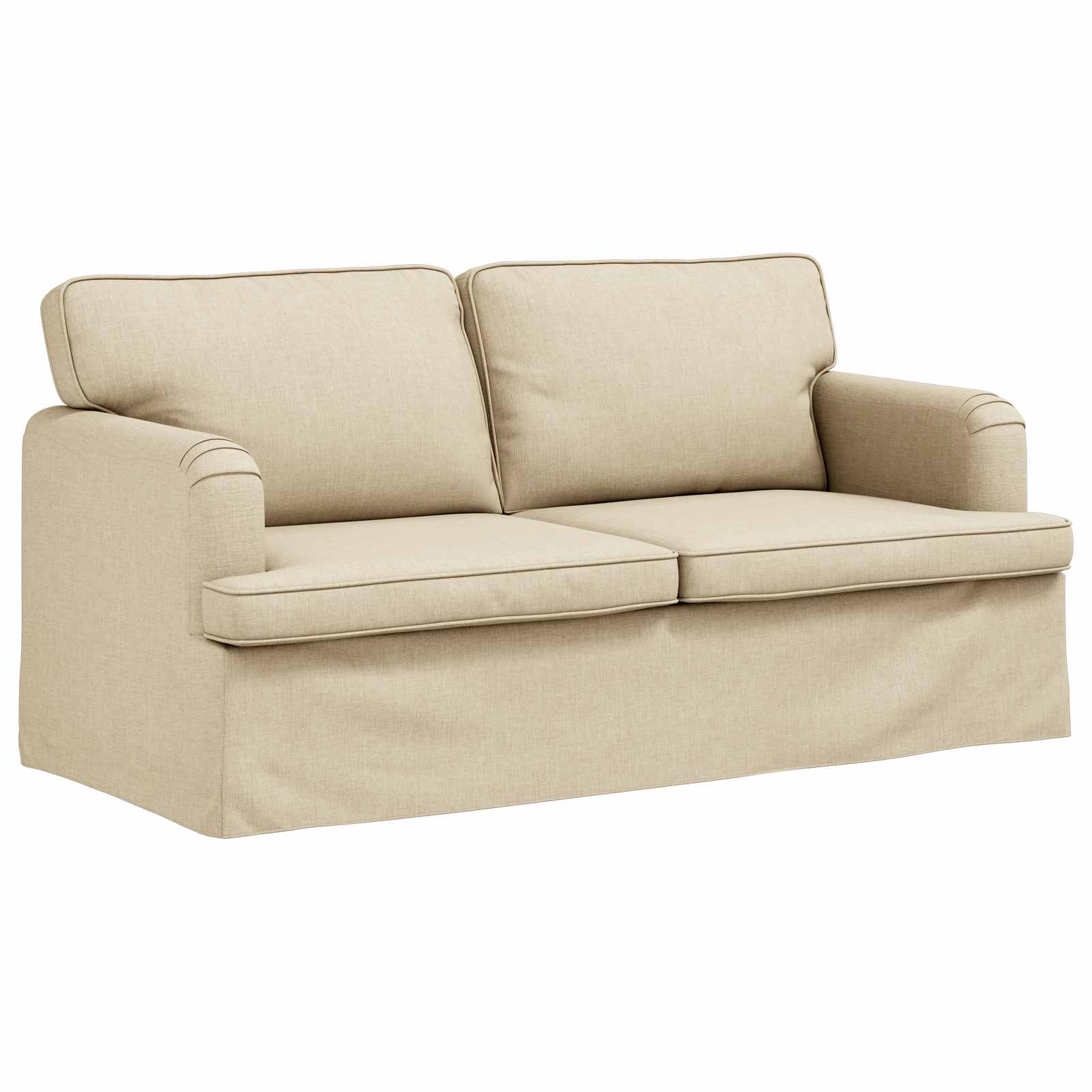 Bank Crème 162 x 80 x 85 cm Stof is nu te koop bij PeponiXL, paradijselijk wonen!